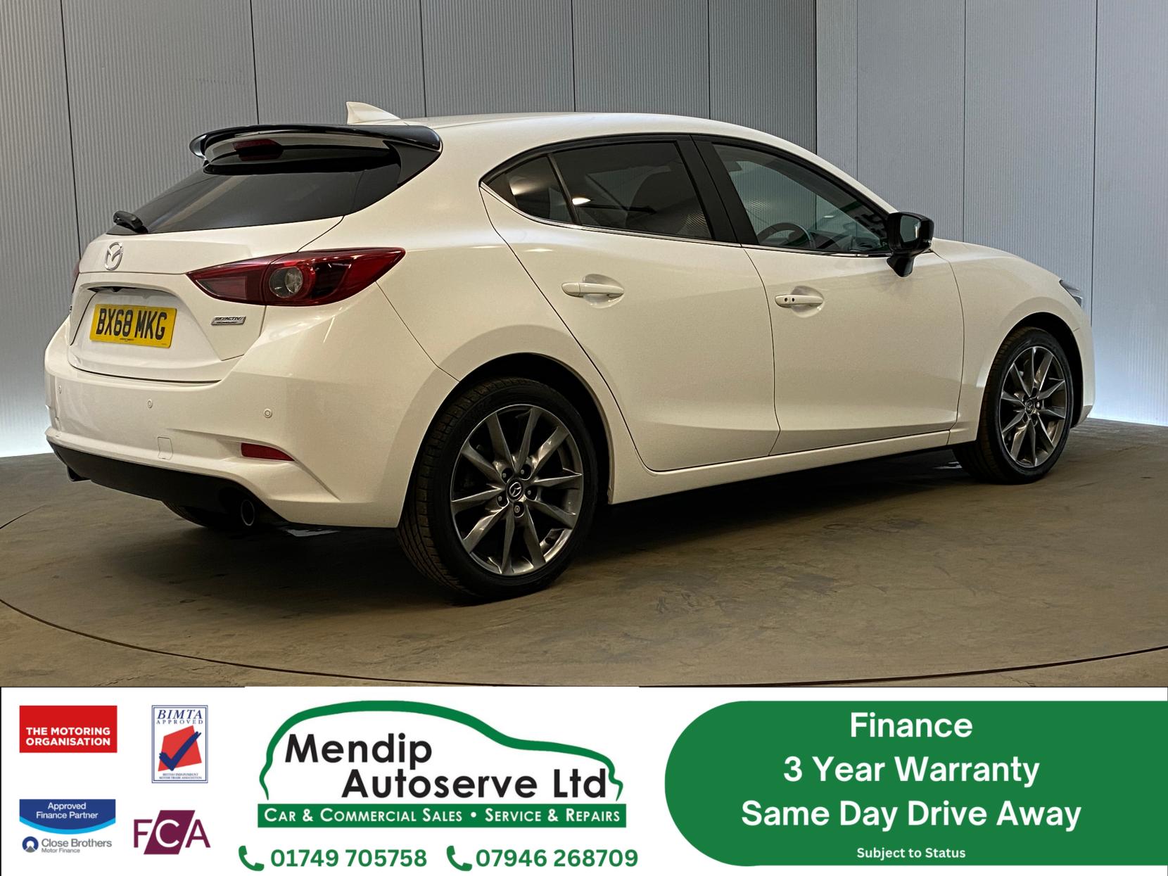 Mazda Mazda3 2.0 SKYACTIV-G Sport Black Hatchback 5dr Petrol Manual Euro 6 (s/s) (121 ps)