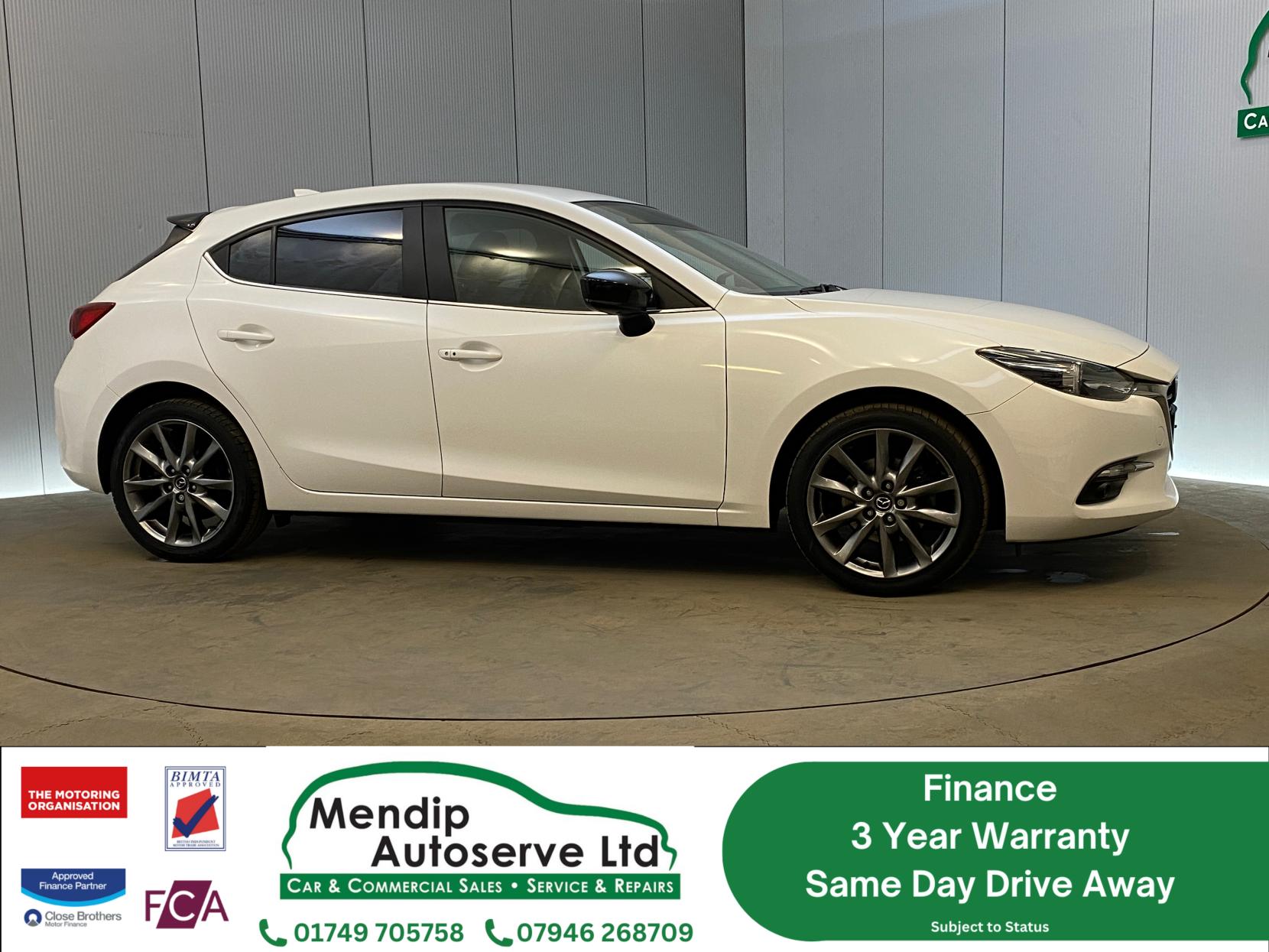 Mazda Mazda3 2.0 SKYACTIV-G Sport Black Hatchback 5dr Petrol Manual Euro 6 (s/s) (121 ps)