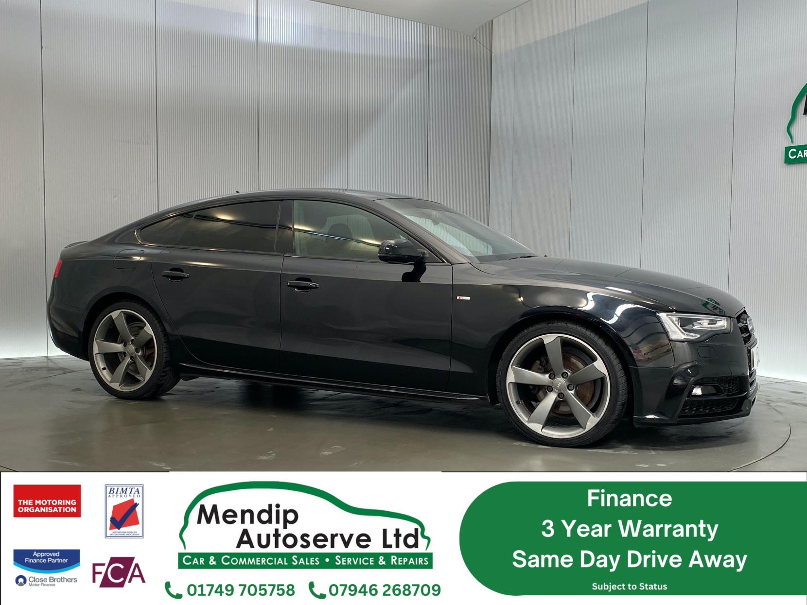 Audi A5 2.0 TDI Black Edition Plus Sportback 5dr Diesel Multitronic Euro 6 (s/s) (190 ps)