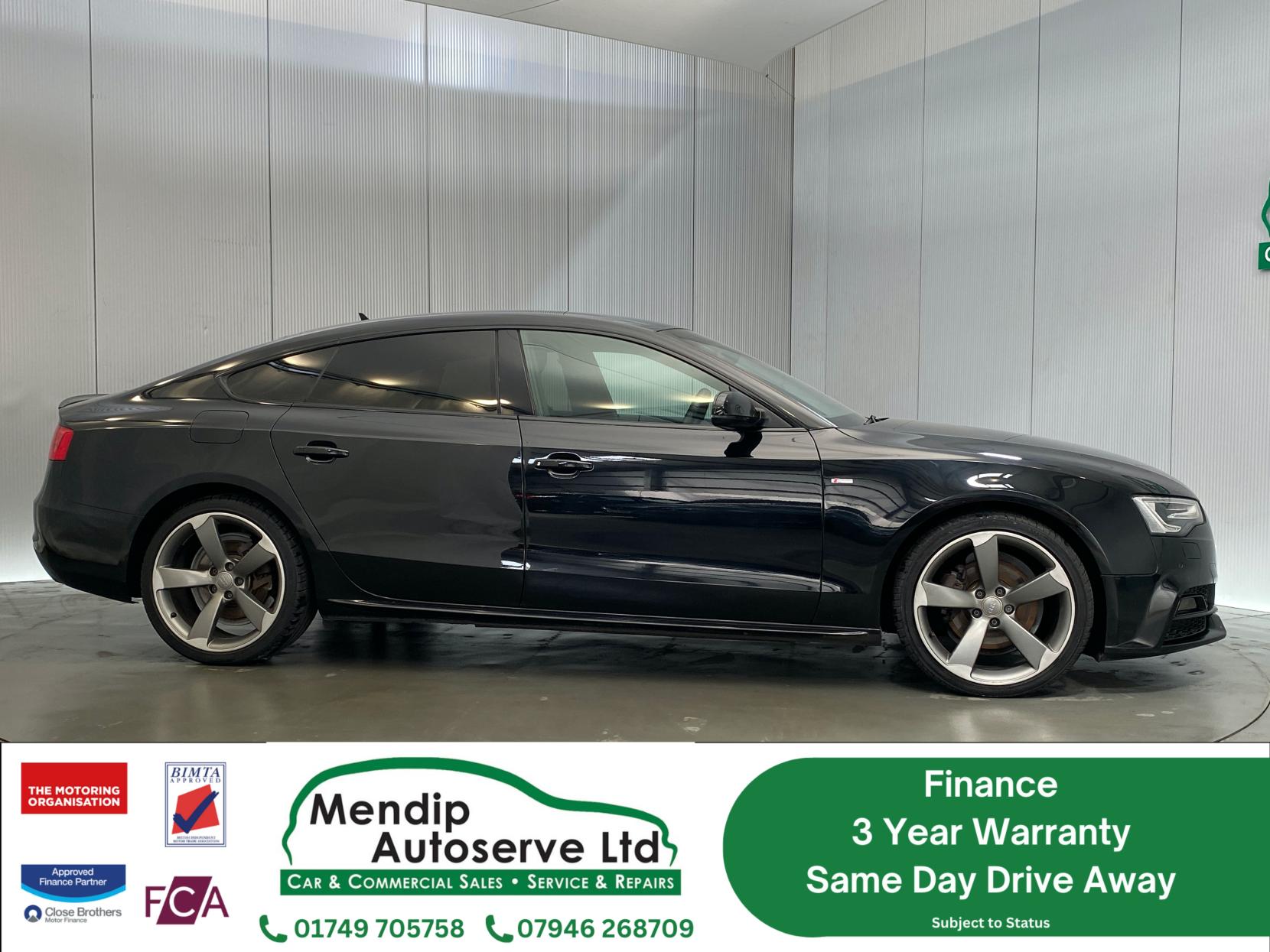 Audi A5 2.0 TDI Black Edition Plus Sportback 5dr Diesel Multitronic Euro 6 (s/s) (190 ps)