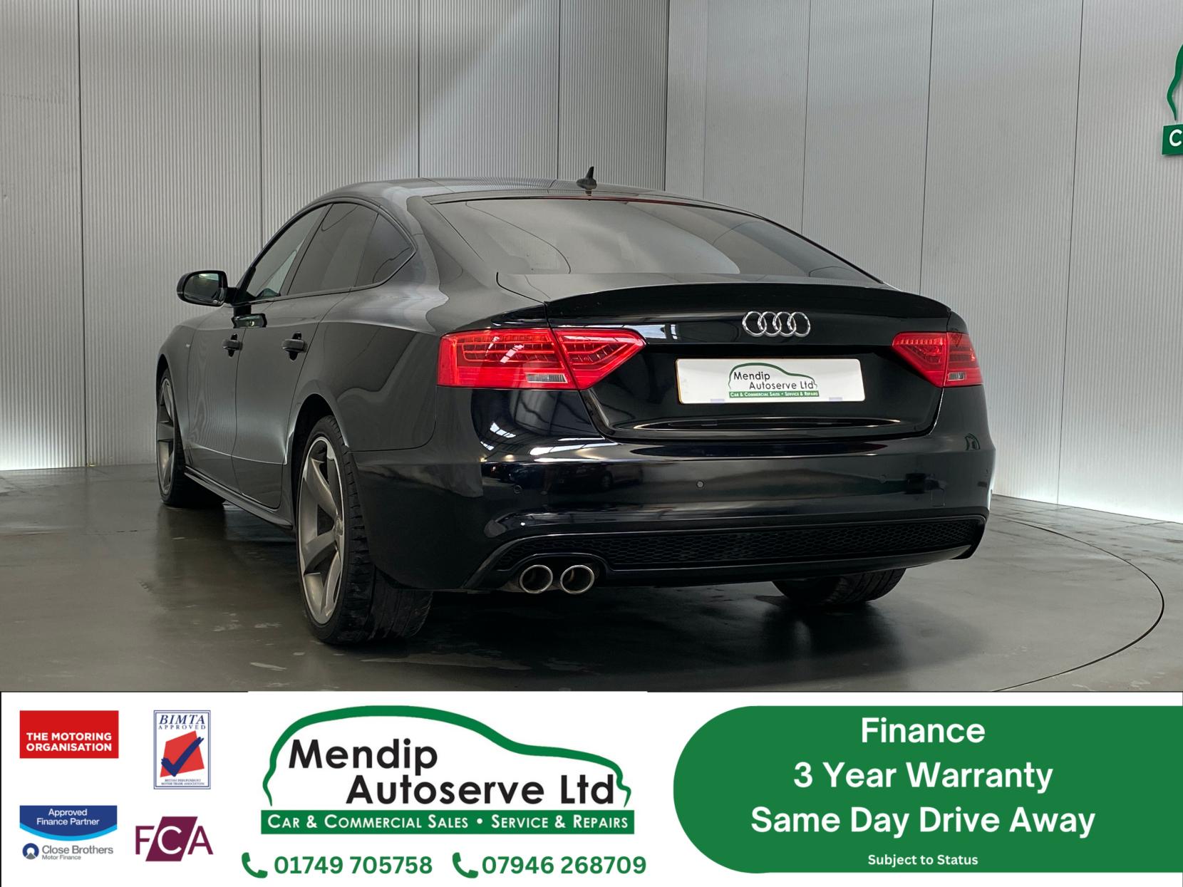 Audi A5 2.0 TDI Black Edition Plus Sportback 5dr Diesel Multitronic Euro 6 (s/s) (190 ps)