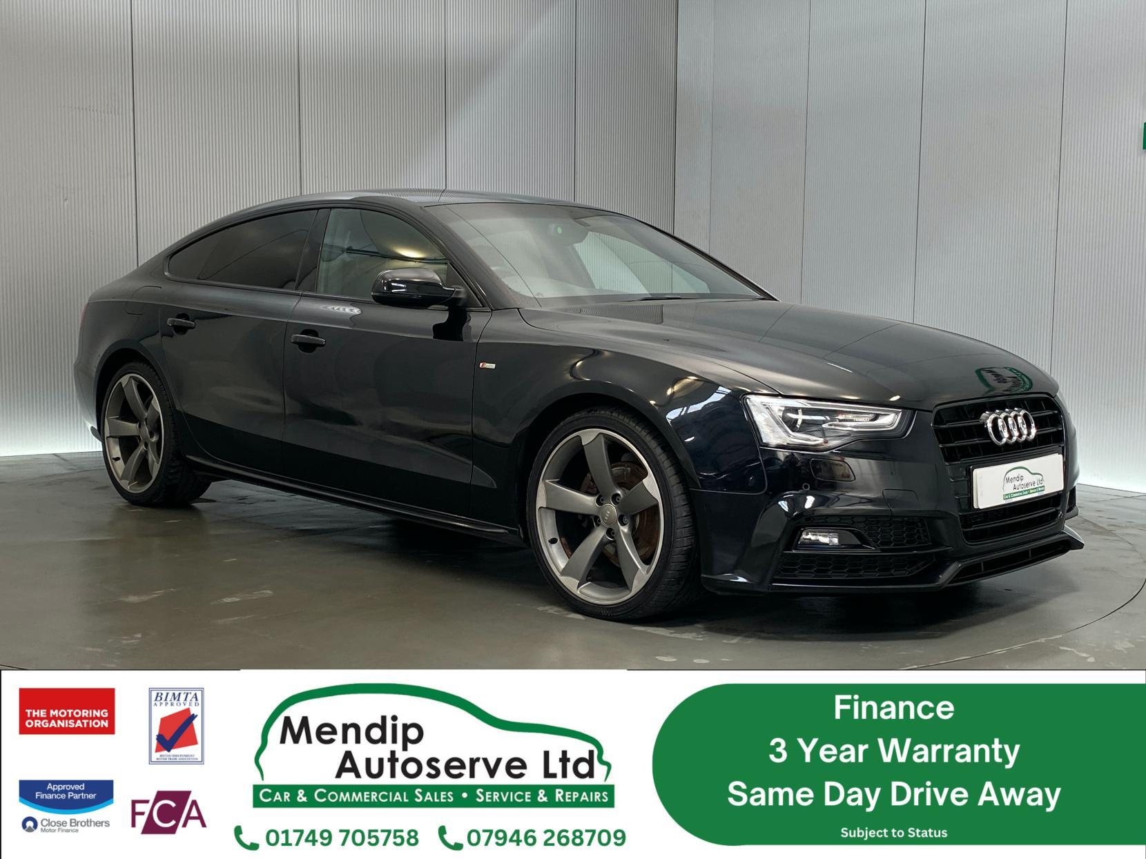 Audi A5 2.0 TDI Black Edition Plus Sportback 5dr Diesel Multitronic Euro 6 (s/s) (190 ps)