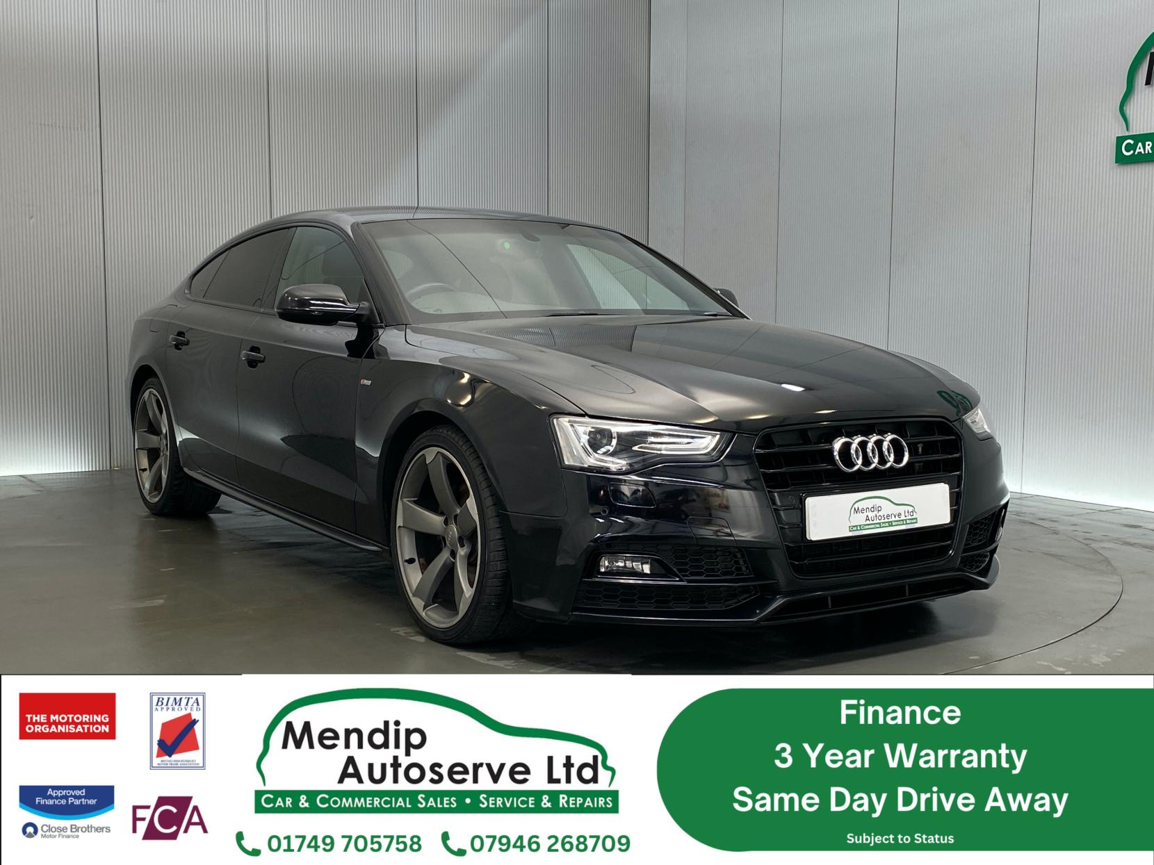 Audi A5 2.0 TDI Black Edition Plus Sportback 5dr Diesel Multitronic Euro 6 (s/s) (190 ps)