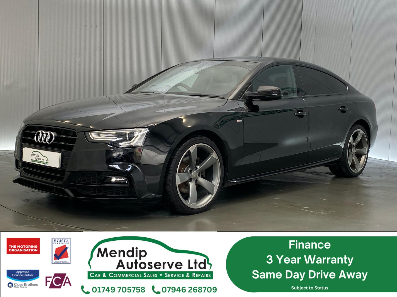 Audi A5 2.0 TDI Black Edition Plus Sportback 5dr Diesel Multitronic Euro 6 (s/s) (190 ps)