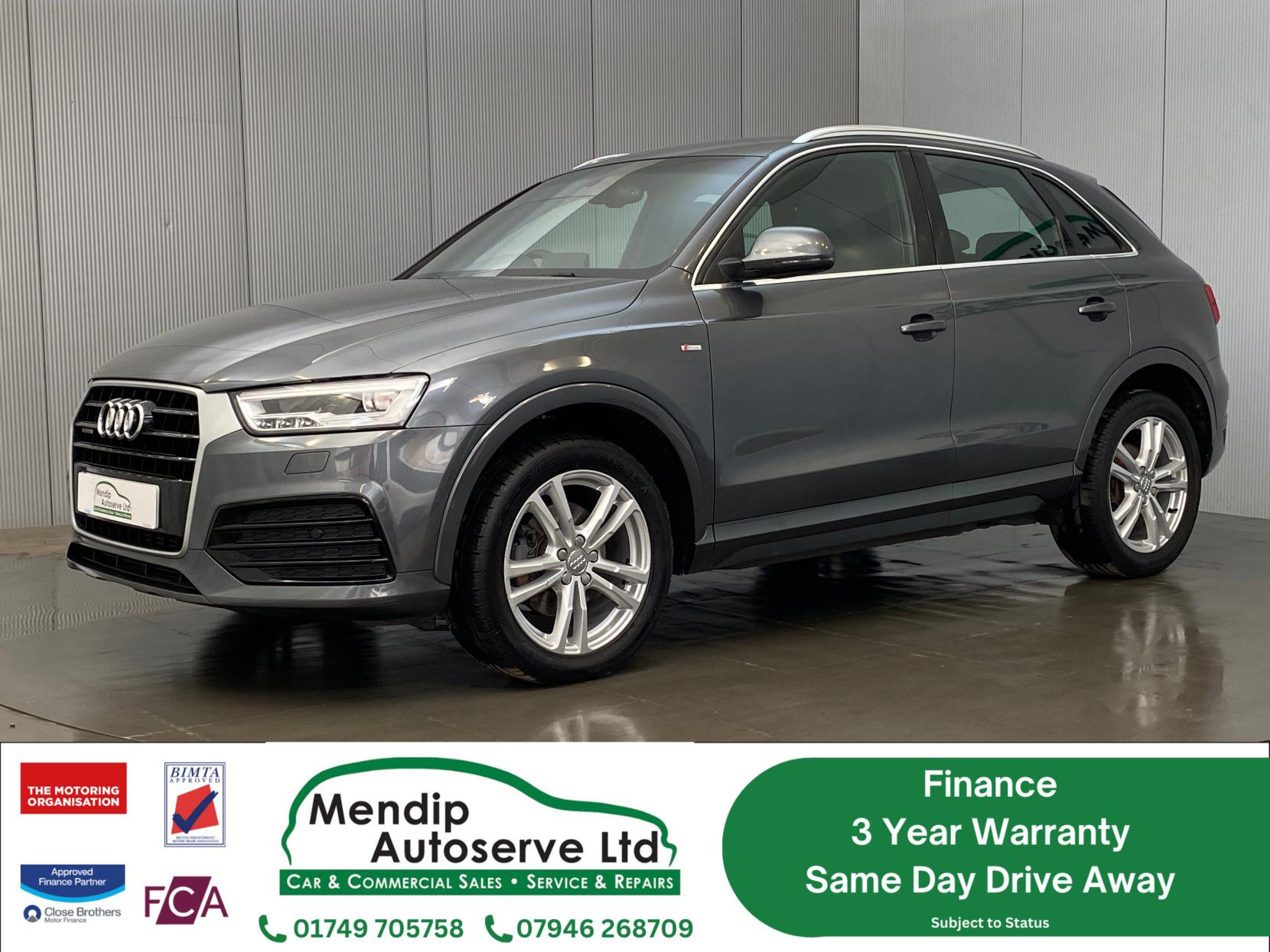 Audi Q3 2.0 TFSI S line SUV 5dr Petrol S Tronic quattro Euro 6 (s/s) (180 ps)
