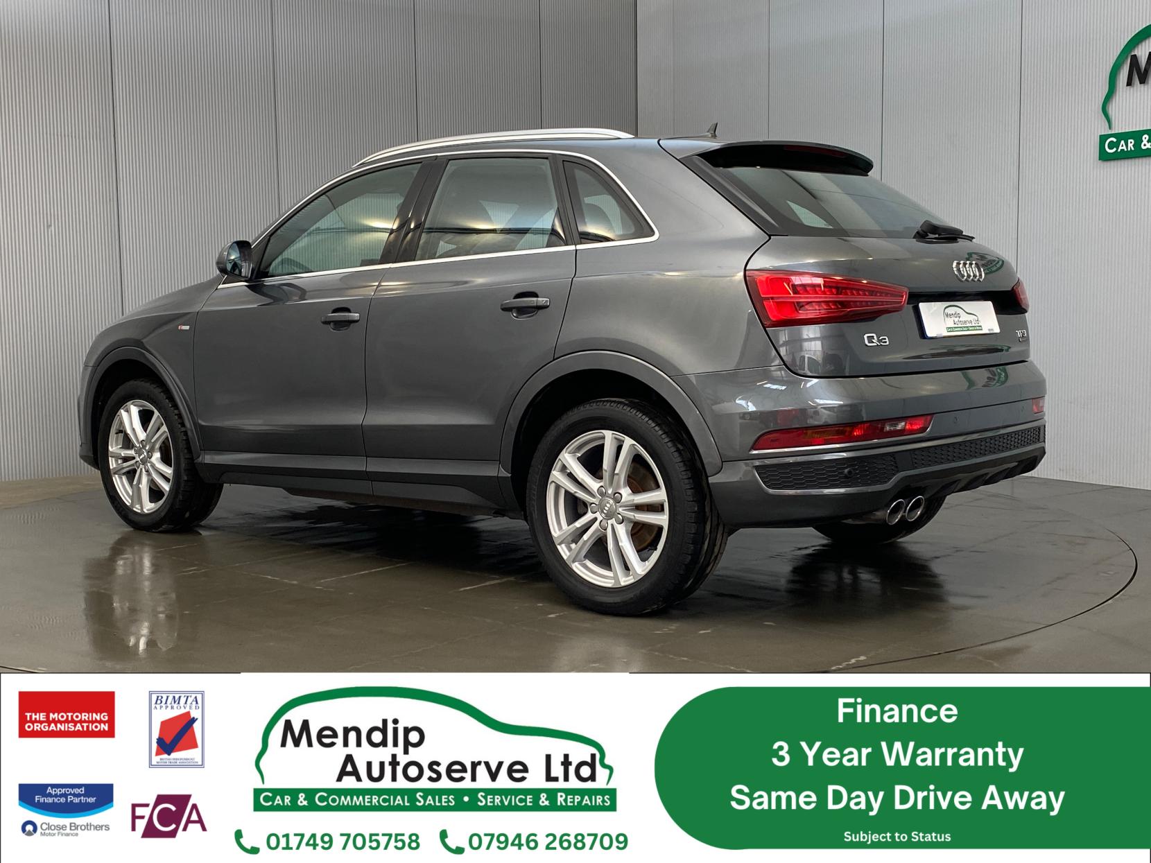 Audi Q3 2.0 TFSI S line SUV 5dr Petrol S Tronic quattro Euro 6 (s/s) (180 ps)