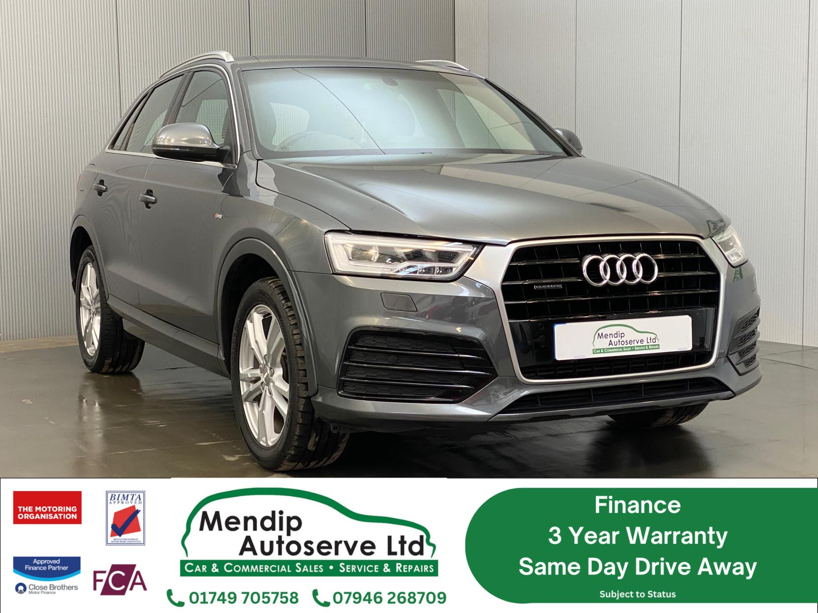 Audi Q3 2.0 TFSI S line SUV 5dr Petrol S Tronic quattro Euro 6 (s/s) (180 ps)