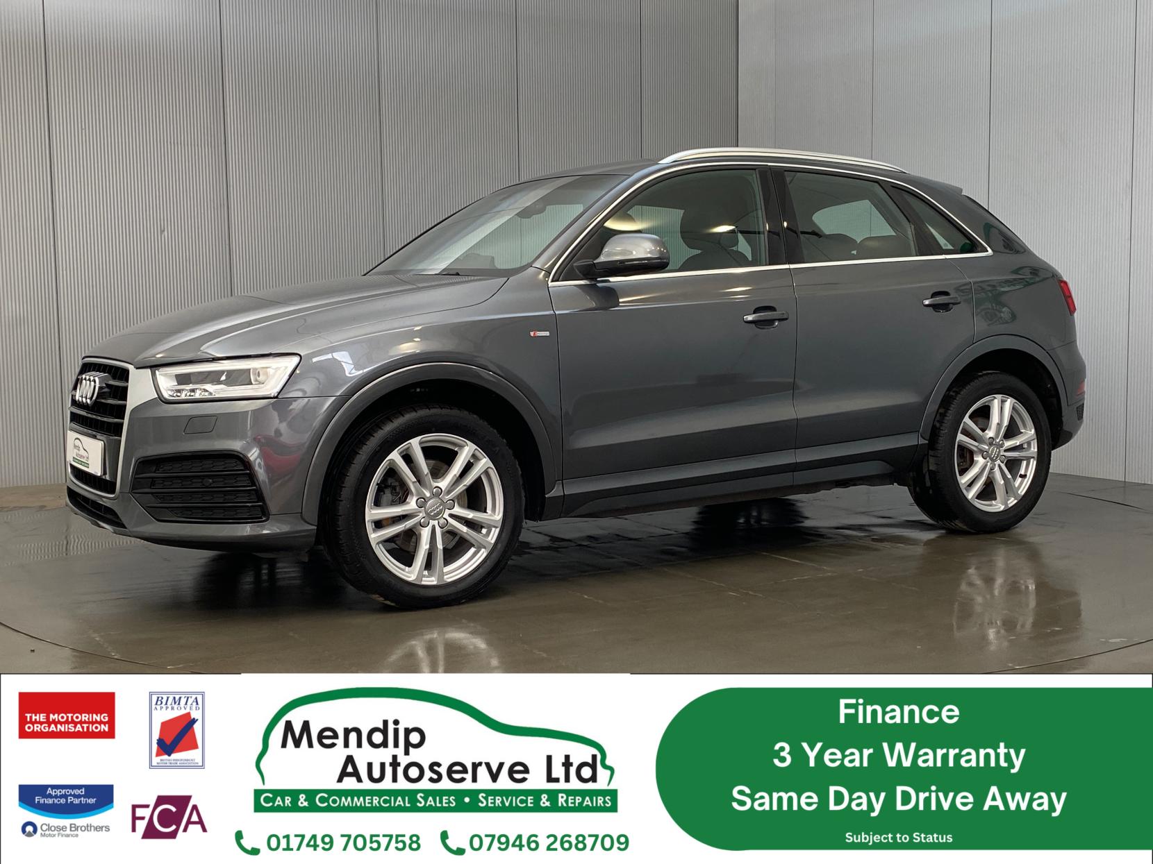 Audi Q3 2.0 TFSI S line SUV 5dr Petrol S Tronic quattro Euro 6 (s/s) (180 ps)