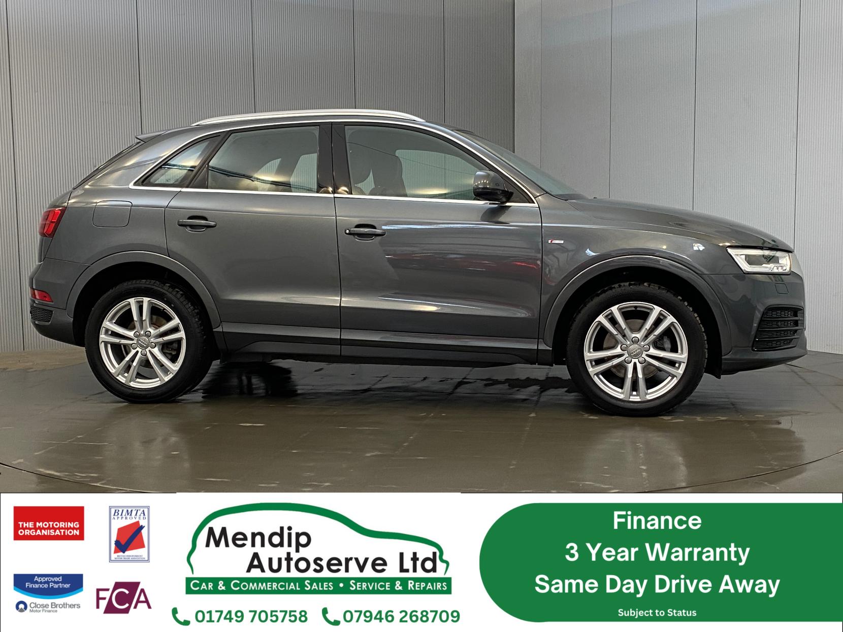 Audi Q3 2.0 TFSI S line SUV 5dr Petrol S Tronic quattro Euro 6 (s/s) (180 ps)