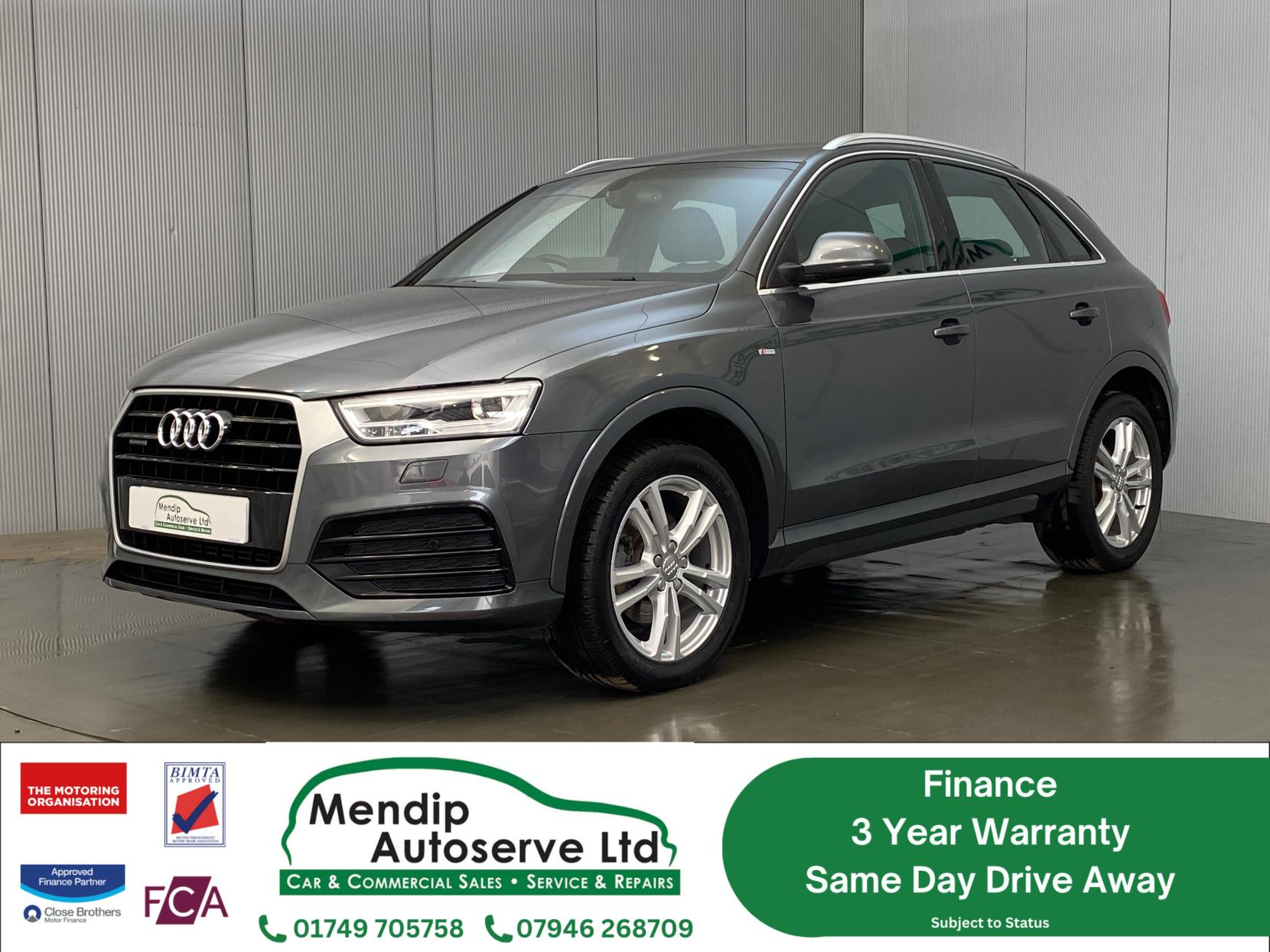 Audi Q3 2.0 TFSI S line SUV 5dr Petrol S Tronic quattro Euro 6 (s/s) (180 ps)