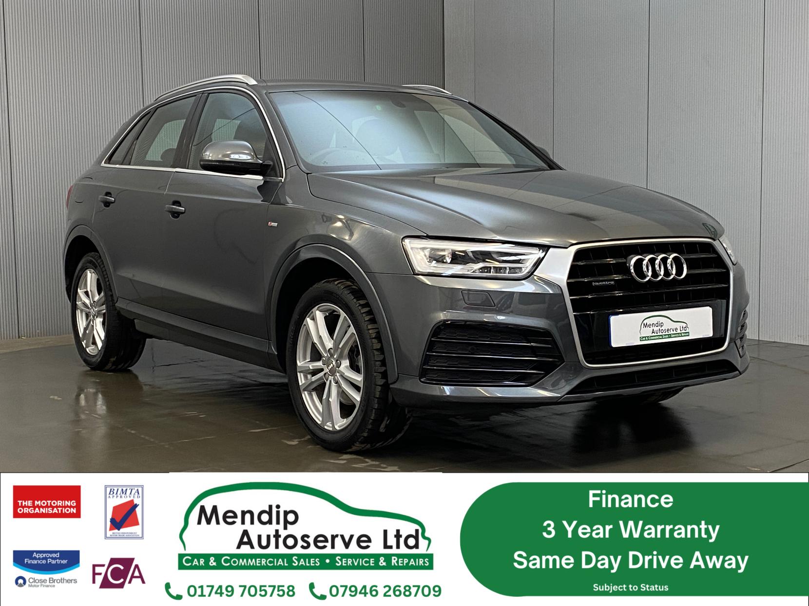 Audi Q3 2.0 TFSI S line SUV 5dr Petrol S Tronic quattro Euro 6 (s/s) (180 ps)