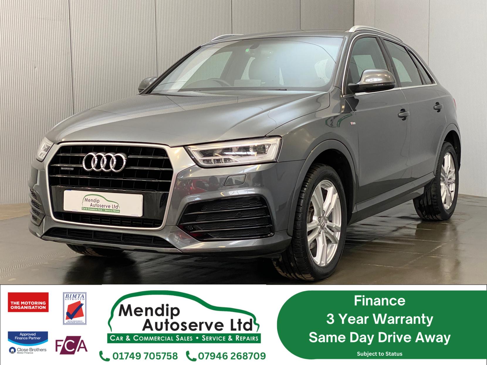 Audi Q3 2.0 TFSI S line SUV 5dr Petrol S Tronic quattro Euro 6 (s/s) (180 ps)