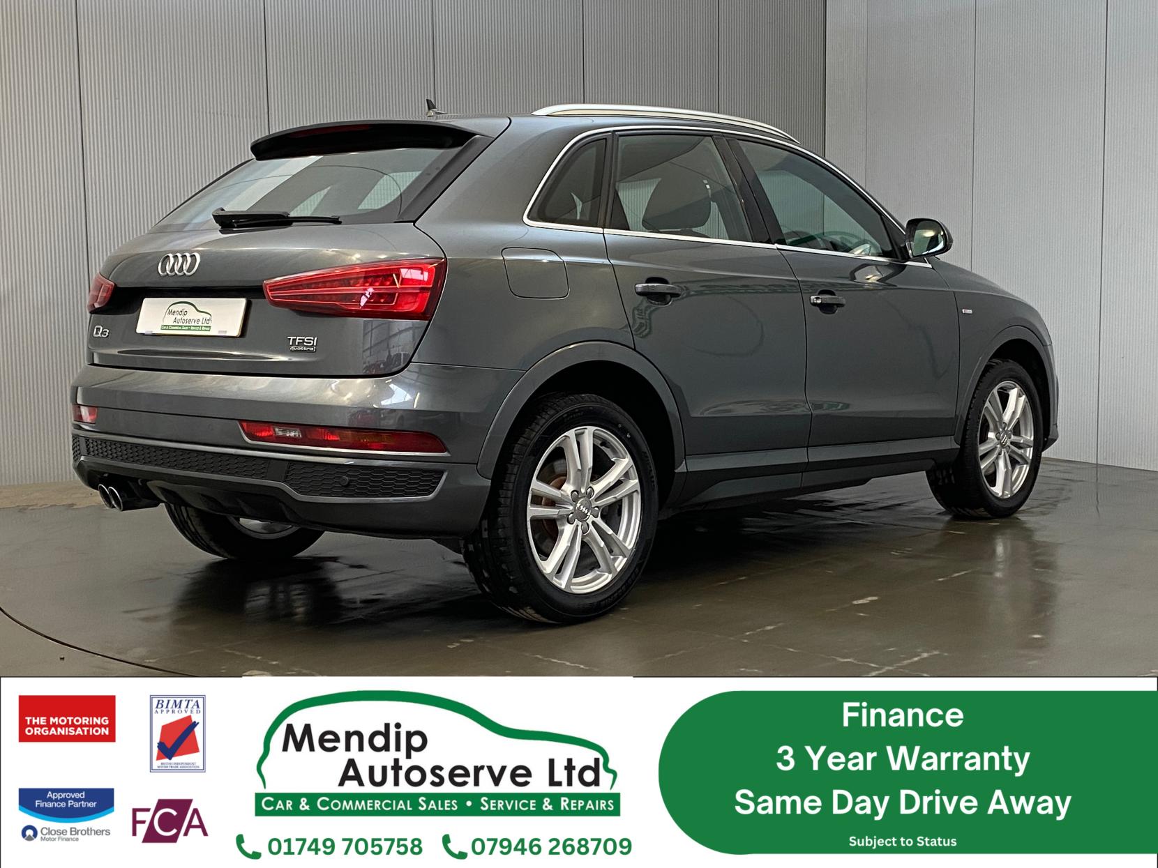 Audi Q3 2.0 TFSI S line SUV 5dr Petrol S Tronic quattro Euro 6 (s/s) (180 ps)