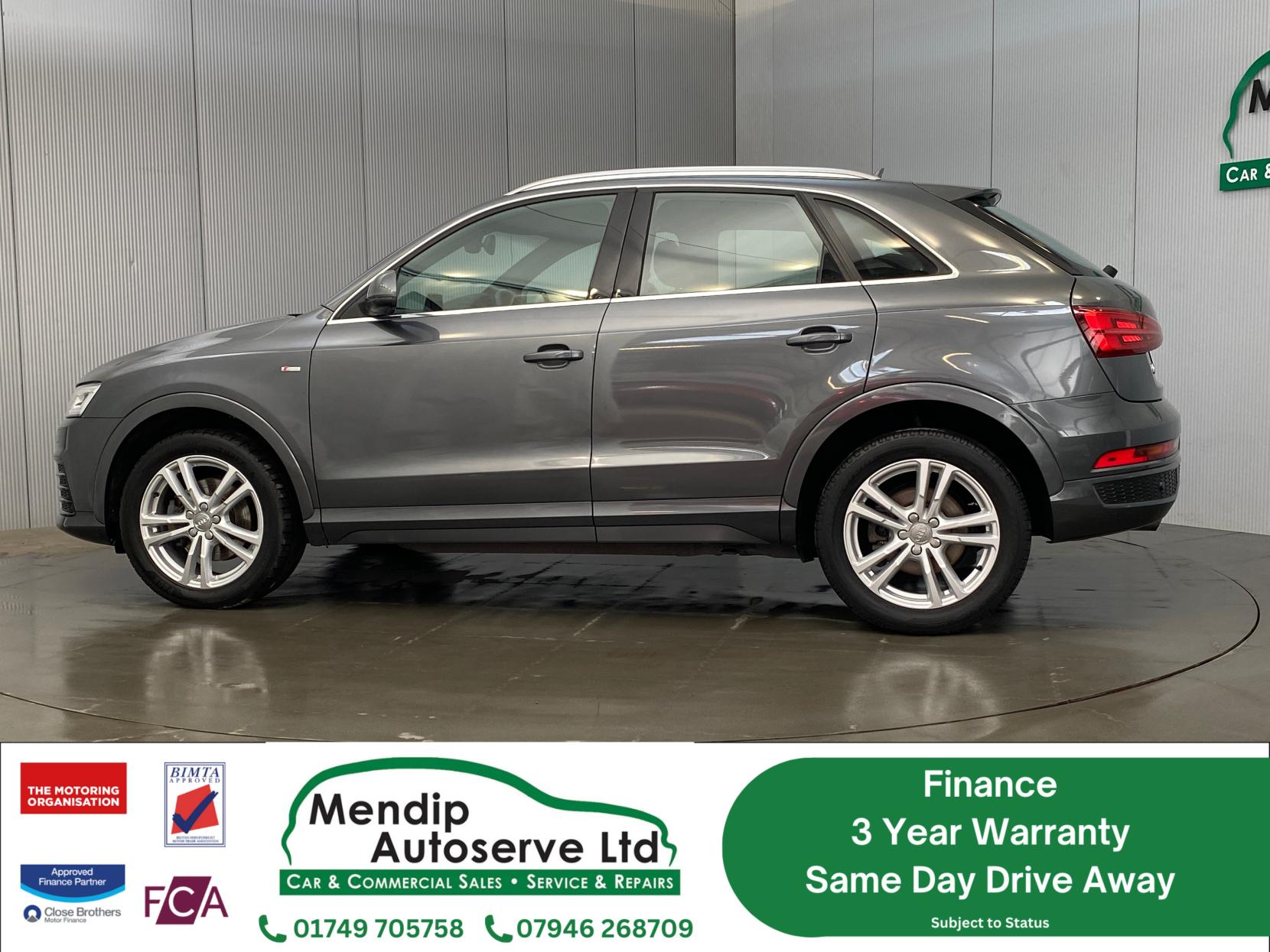 Audi Q3 2.0 TFSI S line SUV 5dr Petrol S Tronic quattro Euro 6 (s/s) (180 ps)