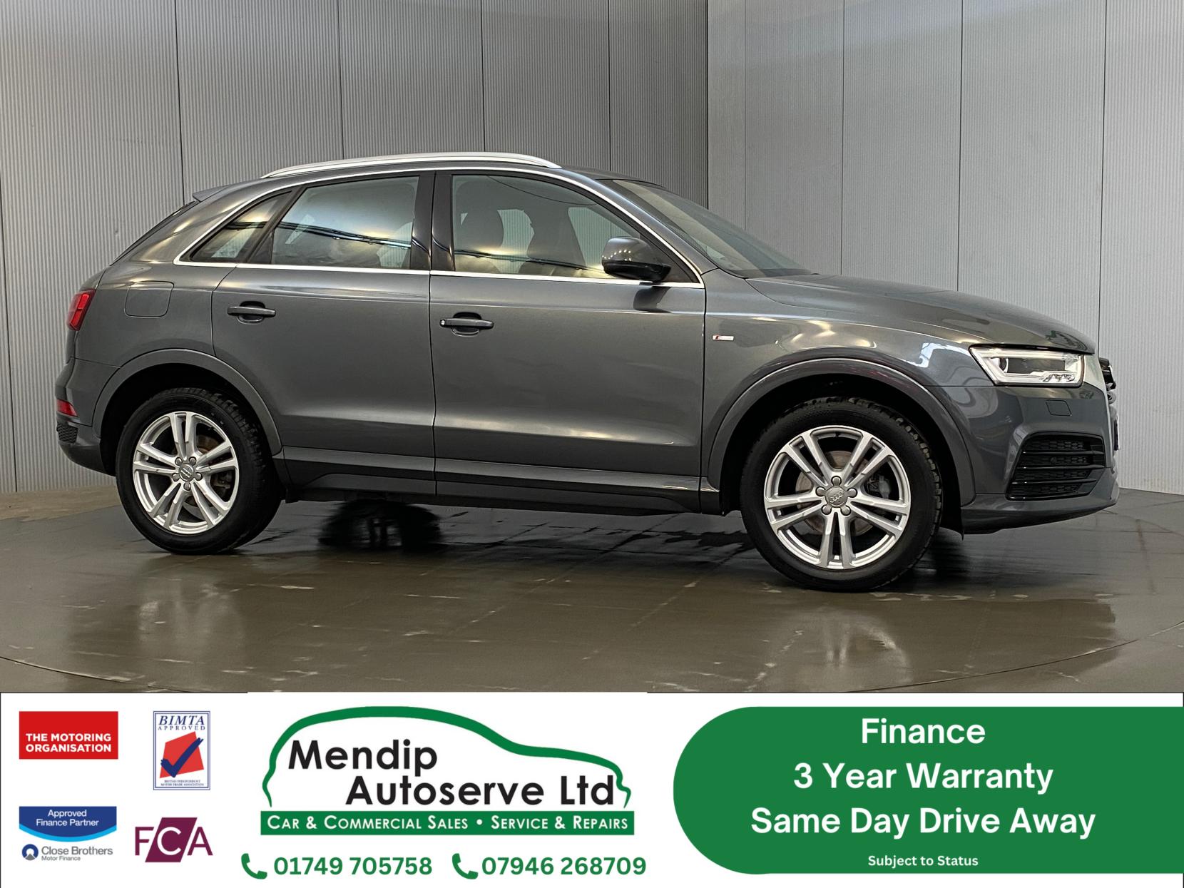 Audi Q3 2.0 TFSI S line SUV 5dr Petrol S Tronic quattro Euro 6 (s/s) (180 ps)