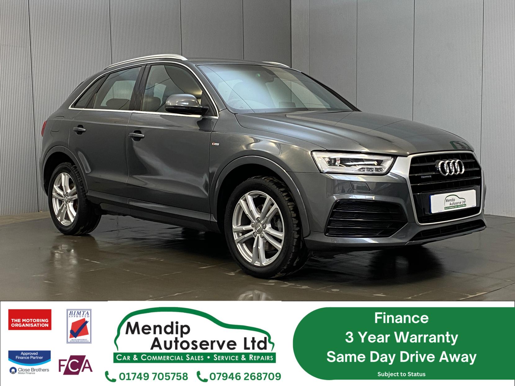 Audi Q3 2.0 TFSI S line SUV 5dr Petrol S Tronic quattro Euro 6 (s/s) (180 ps)