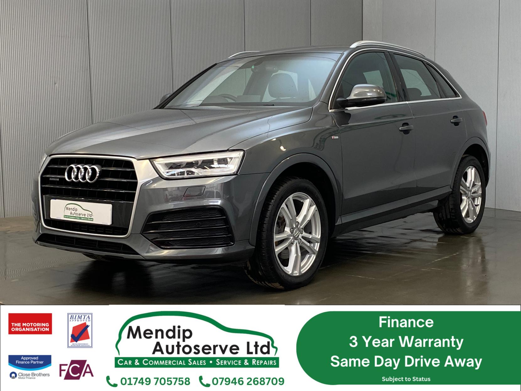Audi Q3 2.0 TFSI S line SUV 5dr Petrol S Tronic quattro Euro 6 (s/s) (180 ps)