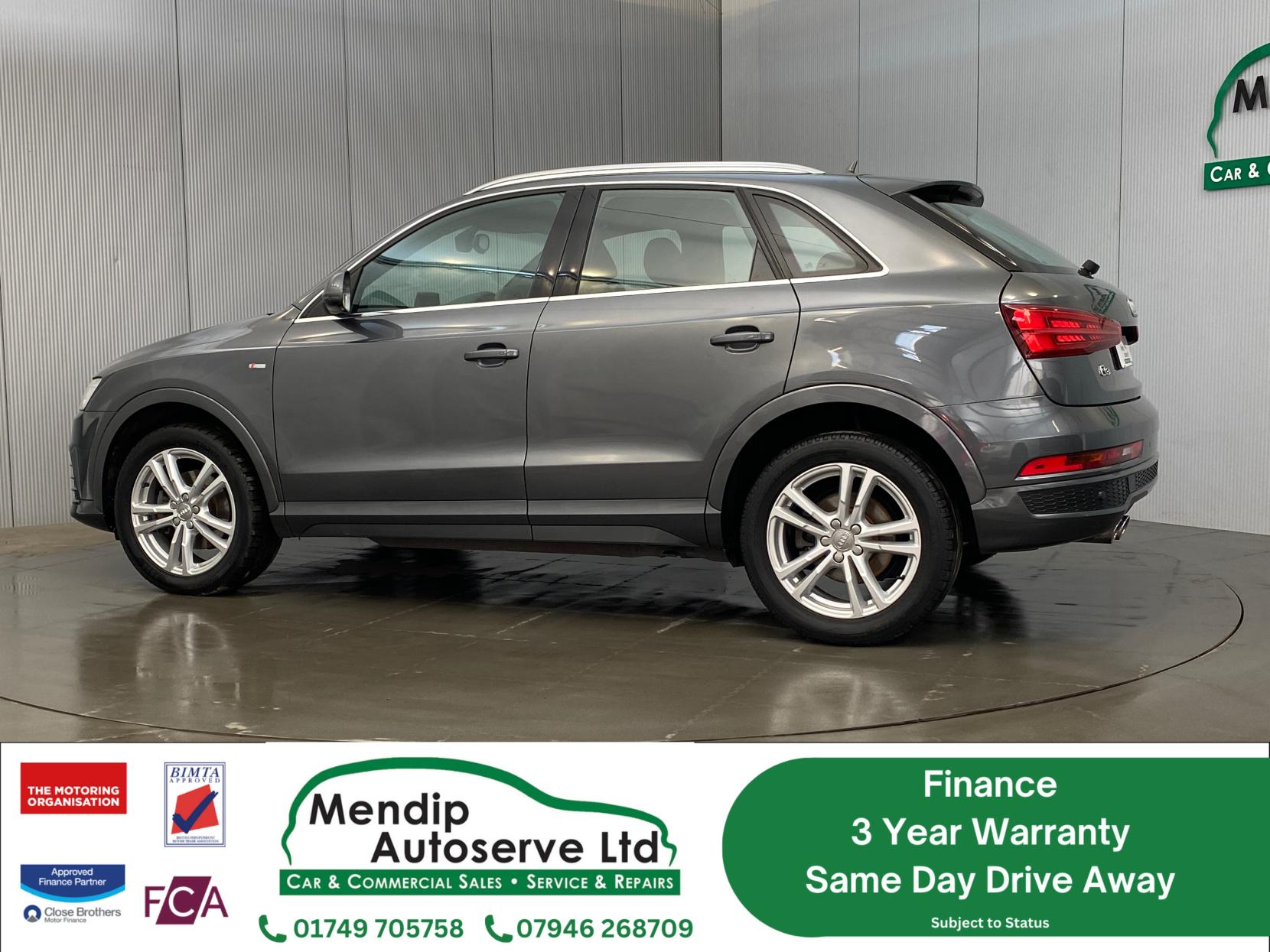 Audi Q3 2.0 TFSI S line SUV 5dr Petrol S Tronic quattro Euro 6 (s/s) (180 ps)