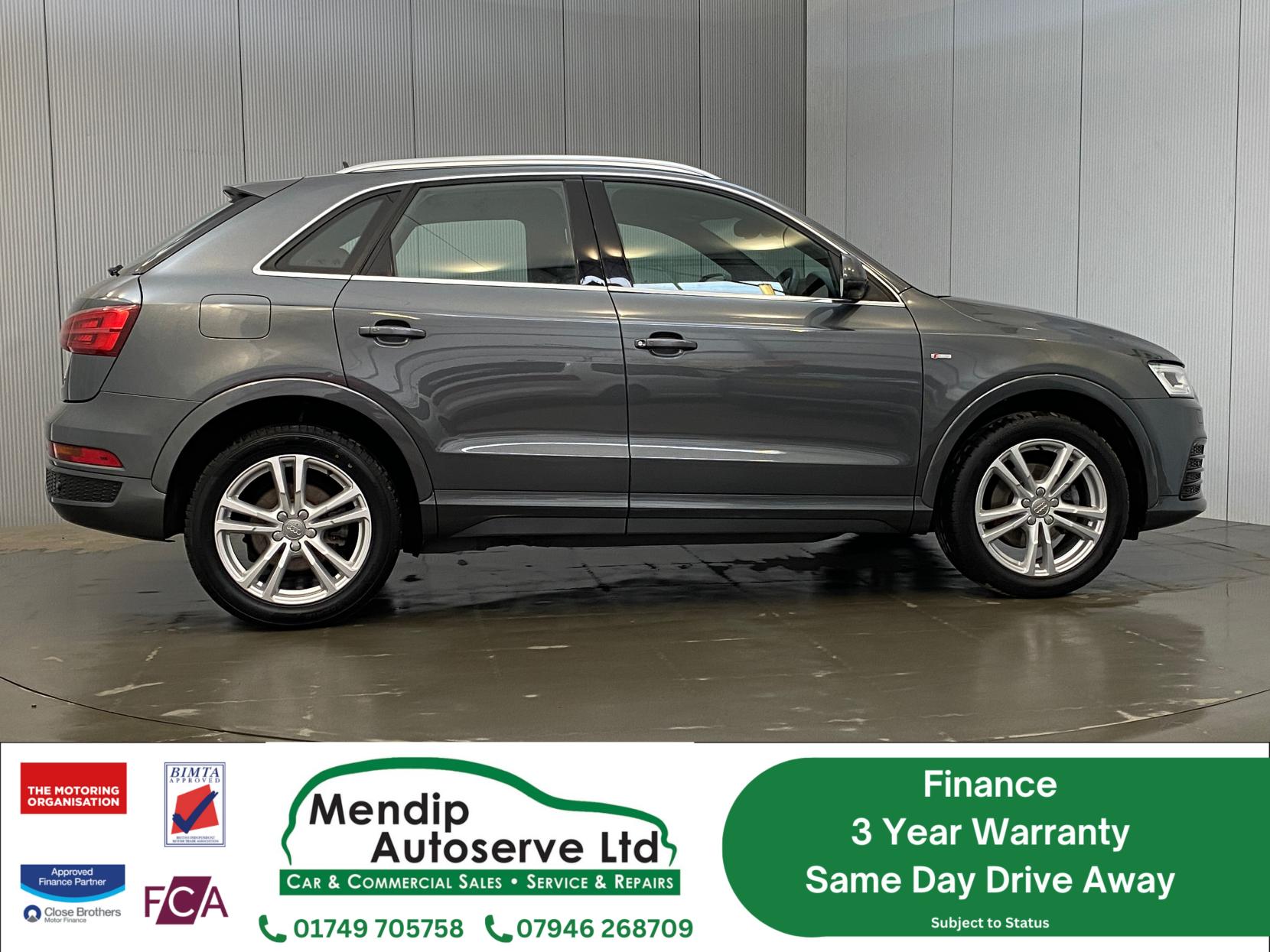 Audi Q3 2.0 TFSI S line SUV 5dr Petrol S Tronic quattro Euro 6 (s/s) (180 ps)