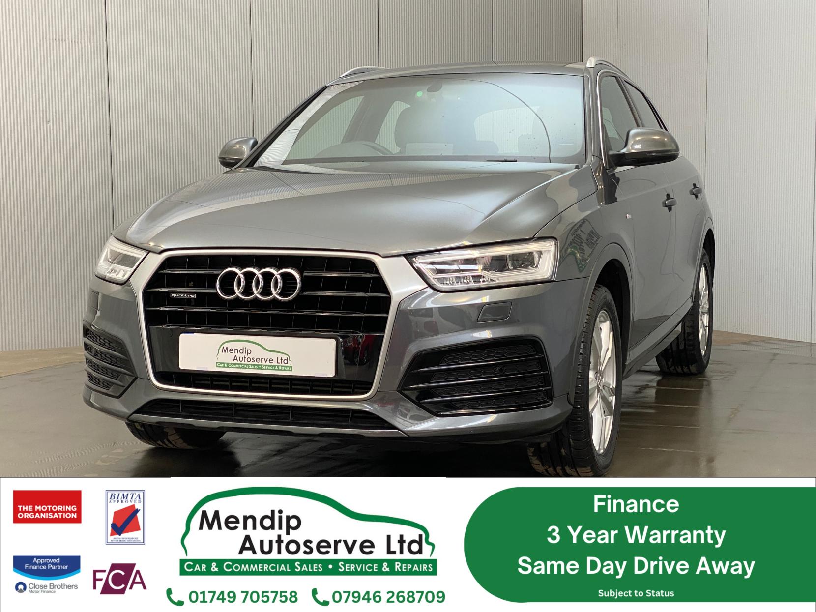 Audi Q3 2.0 TFSI S line SUV 5dr Petrol S Tronic quattro Euro 6 (s/s) (180 ps)