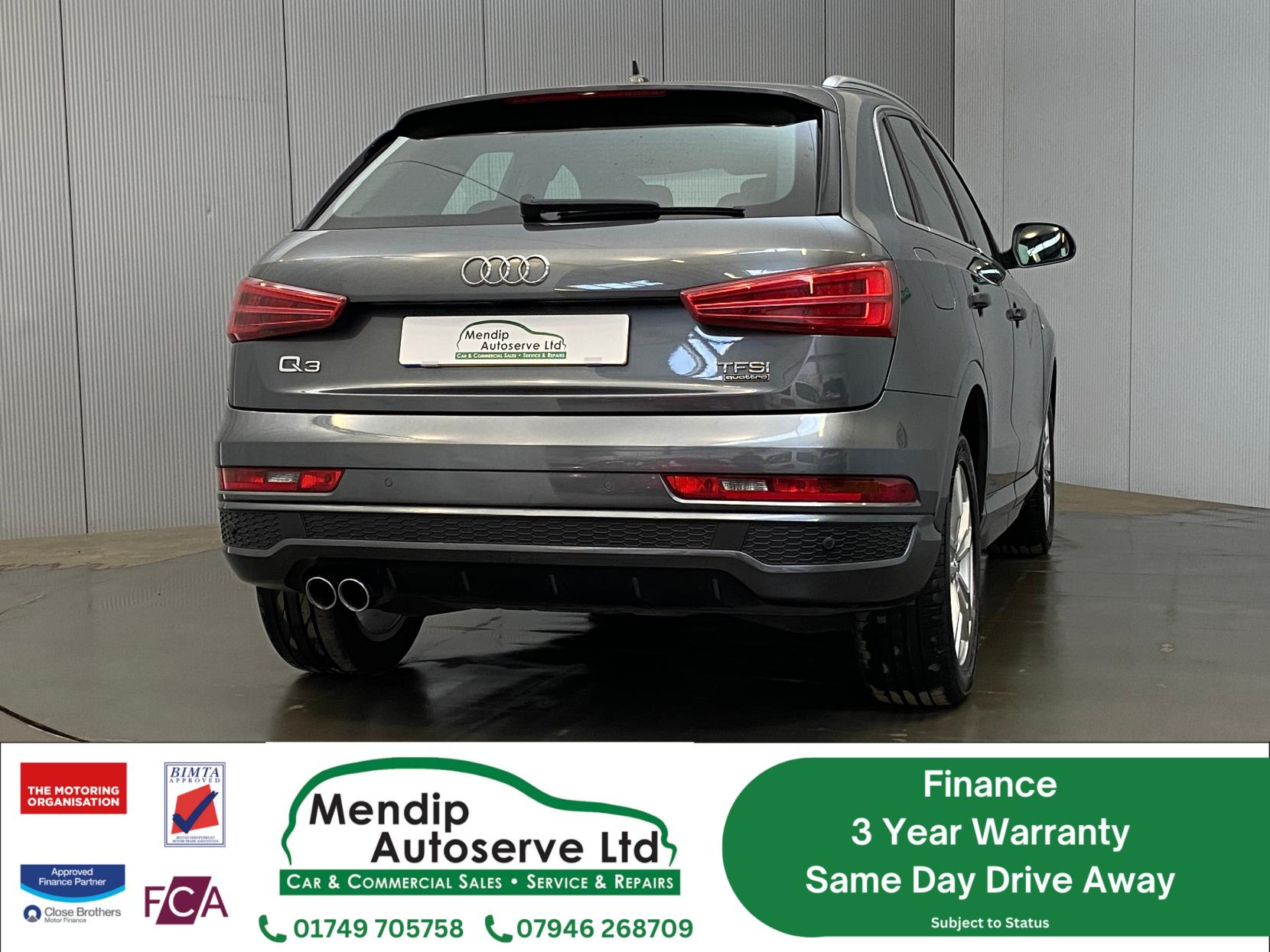 Audi Q3 2.0 TFSI S line SUV 5dr Petrol S Tronic quattro Euro 6 (s/s) (180 ps)