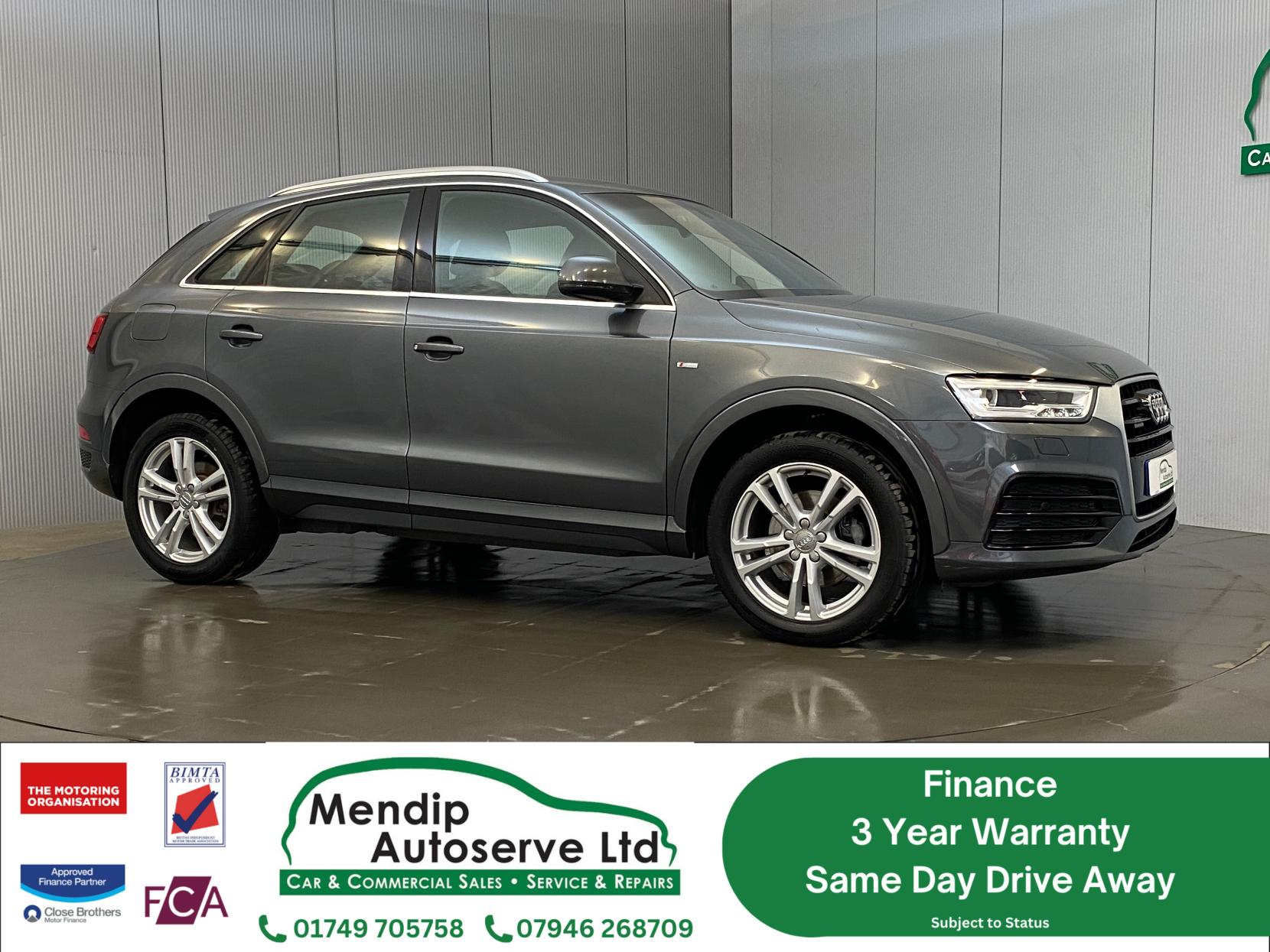 Audi Q3 2.0 TFSI S line SUV 5dr Petrol S Tronic quattro Euro 6 (s/s) (180 ps)