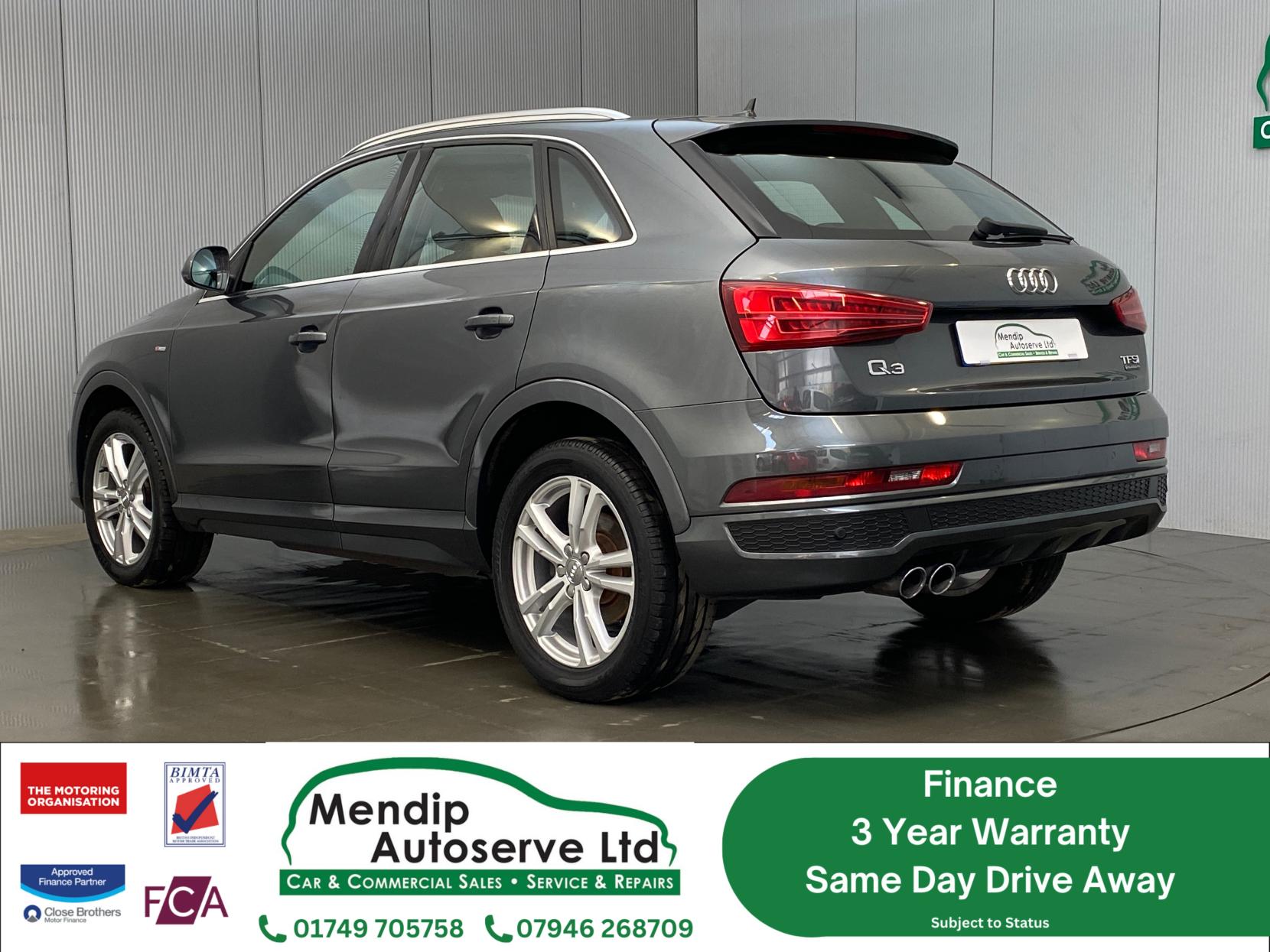 Audi Q3 2.0 TFSI S line SUV 5dr Petrol S Tronic quattro Euro 6 (s/s) (180 ps)