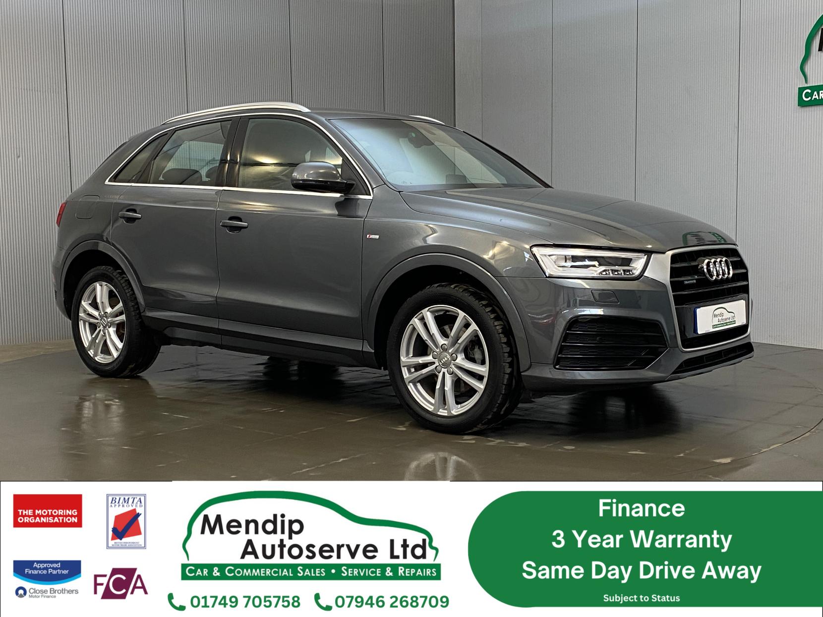 Audi Q3 2.0 TFSI S line SUV 5dr Petrol S Tronic quattro Euro 6 (s/s) (180 ps)