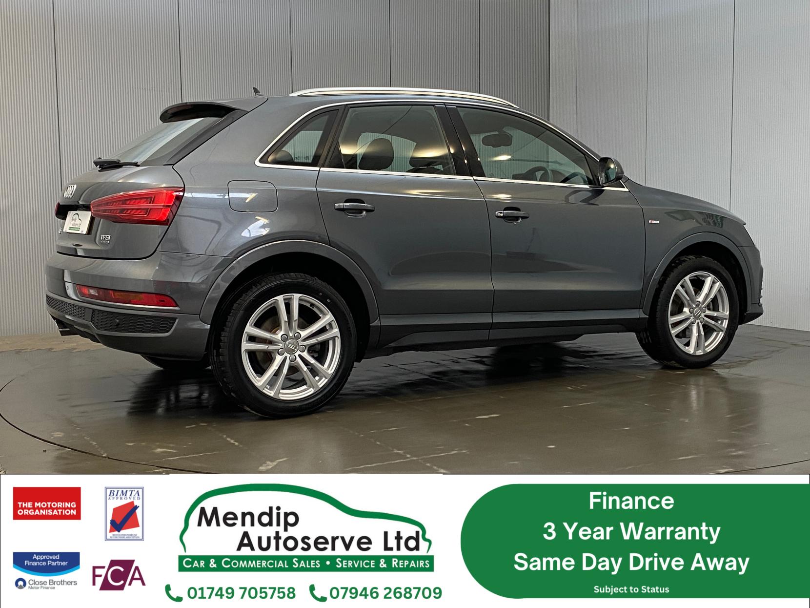 Audi Q3 2.0 TFSI S line SUV 5dr Petrol S Tronic quattro Euro 6 (s/s) (180 ps)