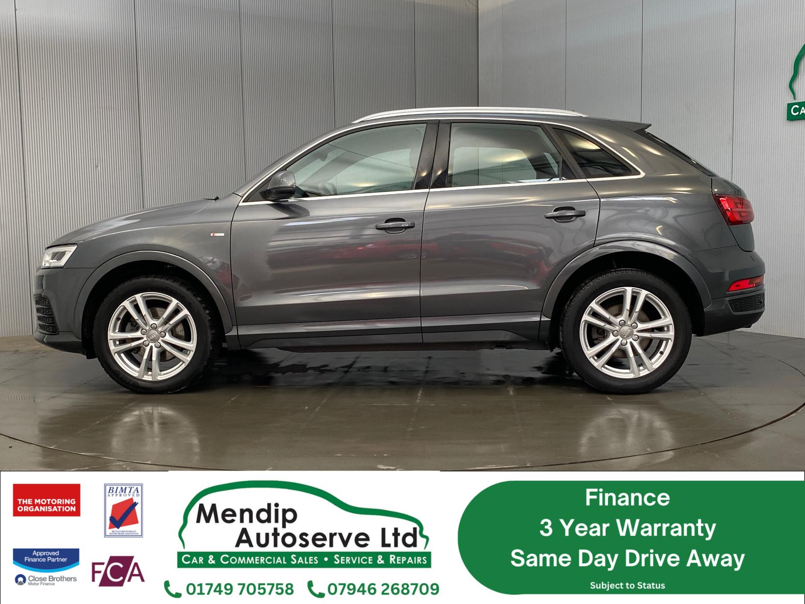 Audi Q3 2.0 TFSI S line SUV 5dr Petrol S Tronic quattro Euro 6 (s/s) (180 ps)
