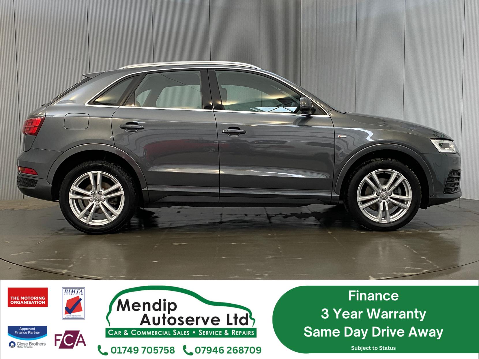 Audi Q3 2.0 TFSI S line SUV 5dr Petrol S Tronic quattro Euro 6 (s/s) (180 ps)