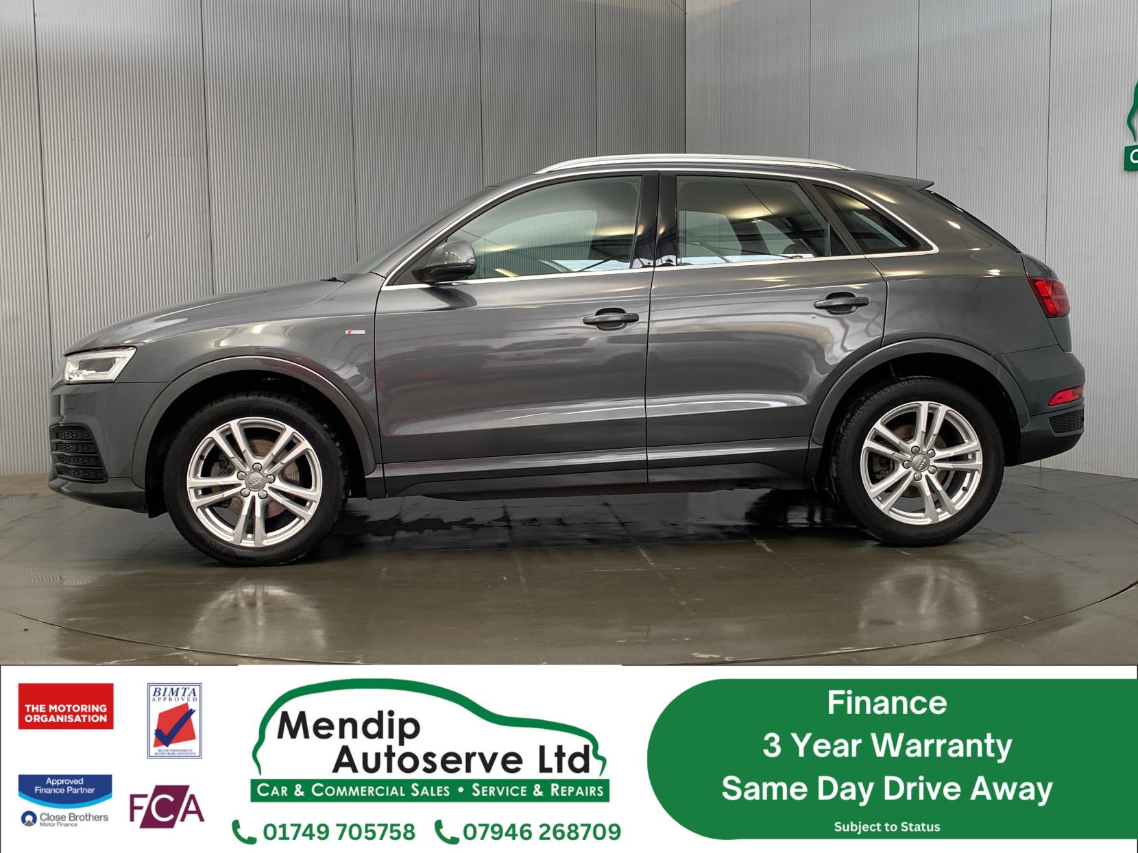 Audi Q3 2.0 TFSI S line SUV 5dr Petrol S Tronic quattro Euro 6 (s/s) (180 ps)