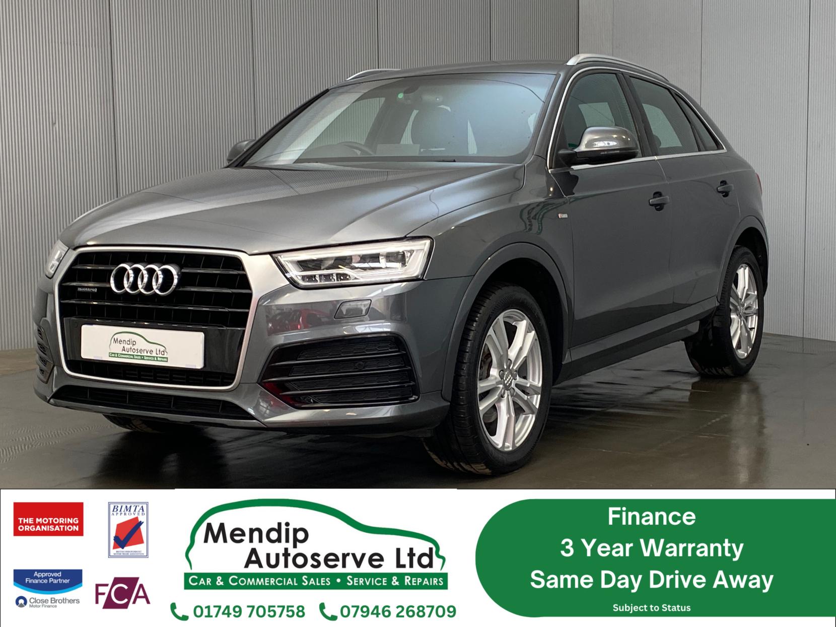 Audi Q3 2.0 TFSI S line SUV 5dr Petrol S Tronic quattro Euro 6 (s/s) (180 ps)