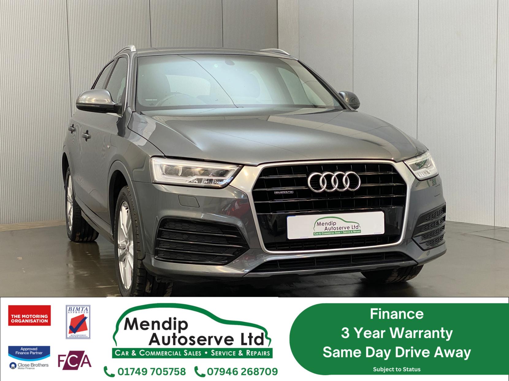 Audi Q3 2.0 TFSI S line SUV 5dr Petrol S Tronic quattro Euro 6 (s/s) (180 ps)
