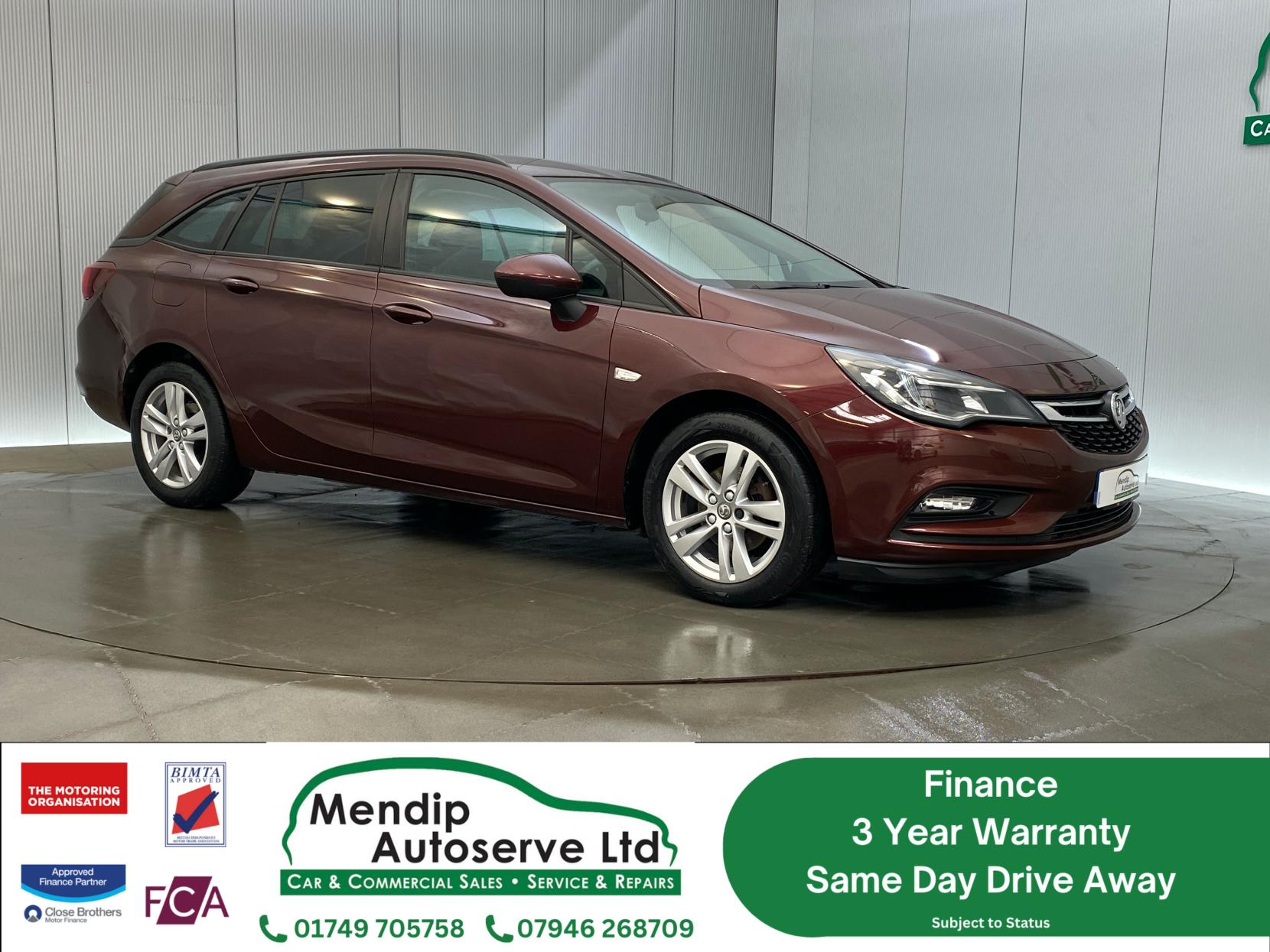 Vauxhall Astra 1.6 CDTi ecoTEC BlueInjection Tech Line Nav Sports Tourer 5dr Diesel Manual Euro 6 (s/s) (110 ps)