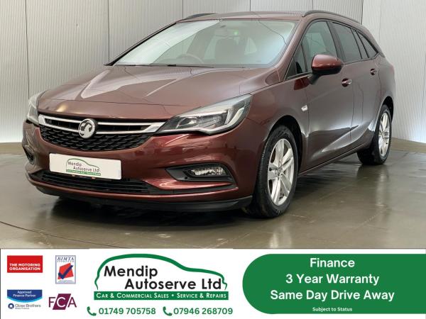 Vauxhall Astra 1.6 CDTi ecoTEC BlueInjection Tech Line Nav Sports Tourer 5dr Diesel Manual Euro 6 (s/s) (110 ps)