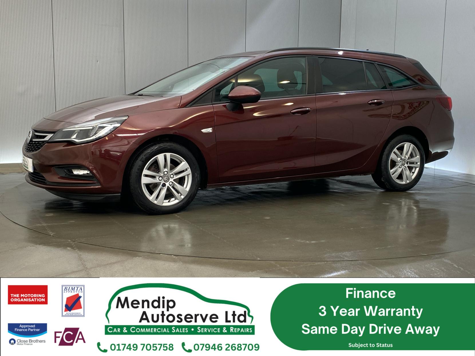 Vauxhall Astra 1.6 CDTi ecoTEC BlueInjection Tech Line Nav Sports Tourer 5dr Diesel Manual Euro 6 (s/s) (110 ps)