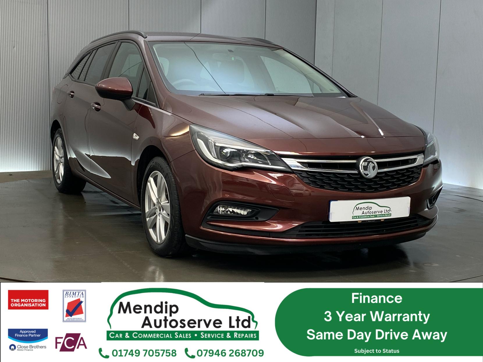 Vauxhall Astra 1.6 CDTi ecoTEC BlueInjection Tech Line Nav Sports Tourer 5dr Diesel Manual Euro 6 (s/s) (110 ps)
