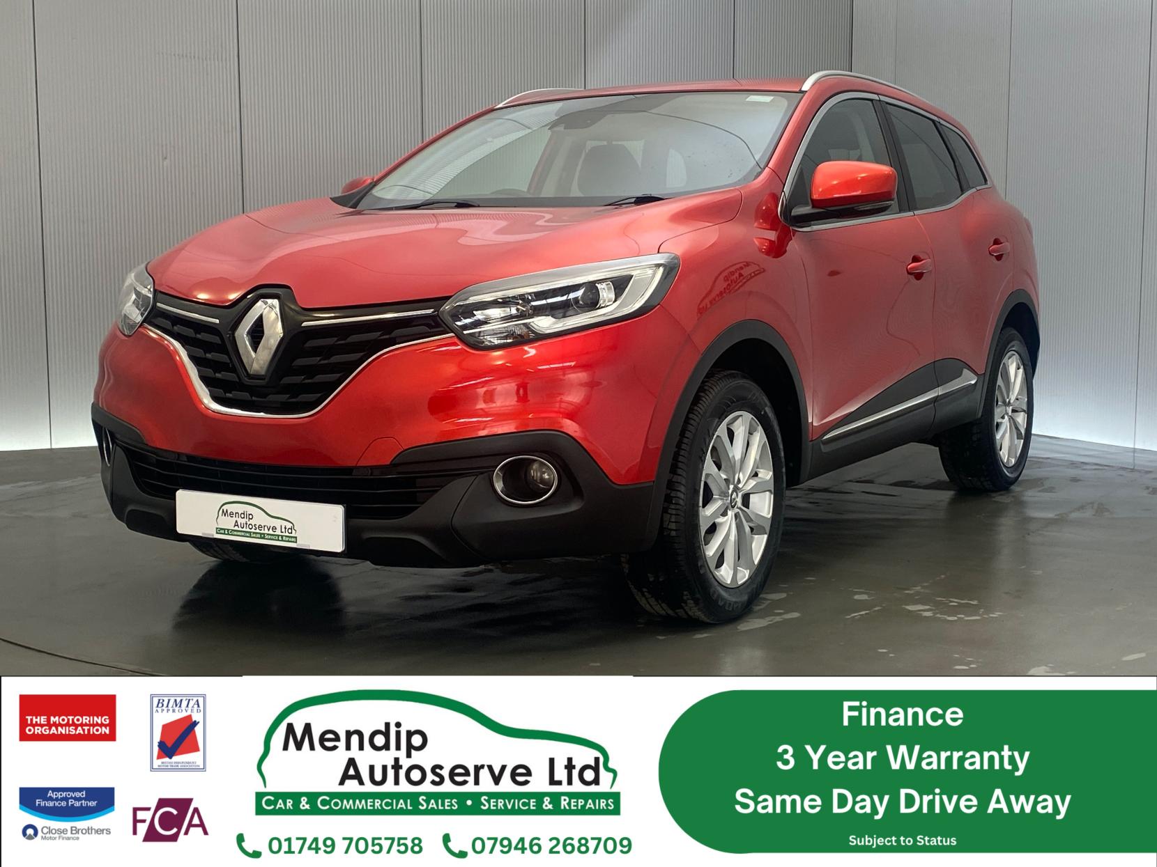 Renault Kadjar 1.5 dCi Dynamique Nav SUV 5dr Diesel Manual Euro 6 (s/s) (110 ps)