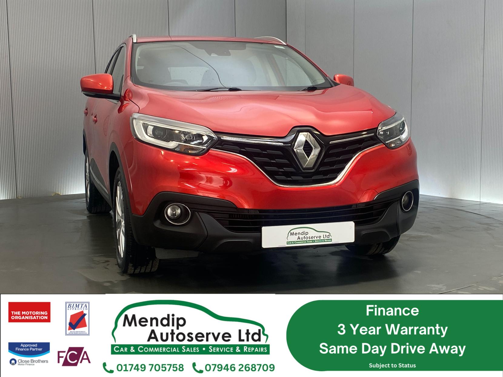 Renault Kadjar 1.5 dCi Dynamique Nav SUV 5dr Diesel Manual Euro 6 (s/s) (110 ps)