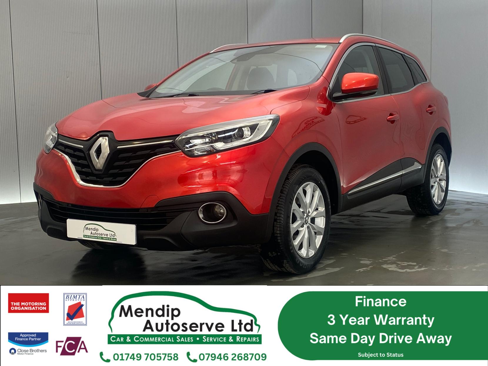 Renault Kadjar 1.5 dCi Dynamique Nav SUV 5dr Diesel Manual Euro 6 (s/s) (110 ps)