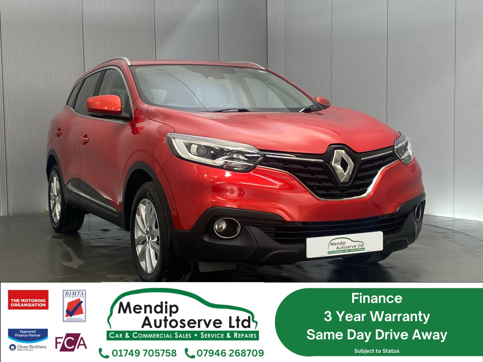 Renault Kadjar 1.5 dCi Dynamique Nav SUV 5dr Diesel Manual Euro 6 (s/s) (110 ps)