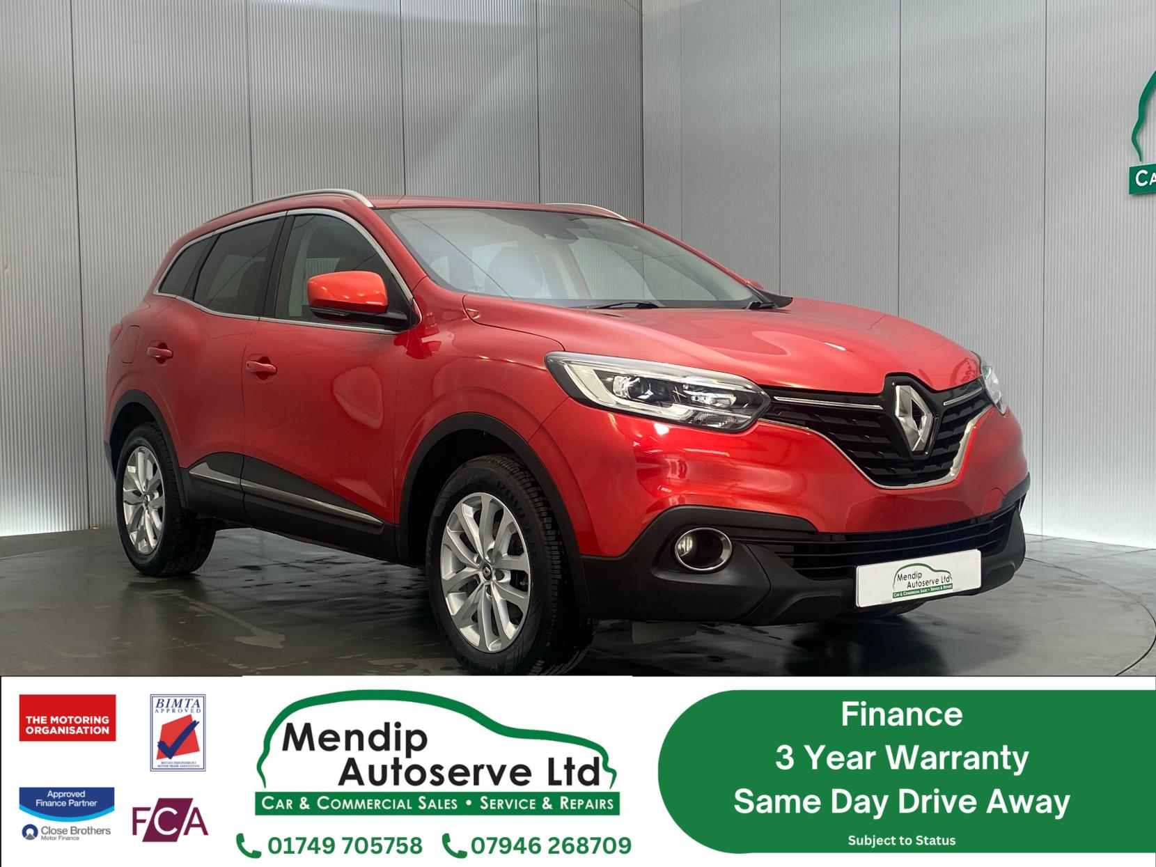 Renault Kadjar 1.5 dCi Dynamique Nav SUV 5dr Diesel Manual Euro 6 (s/s) (110 ps)