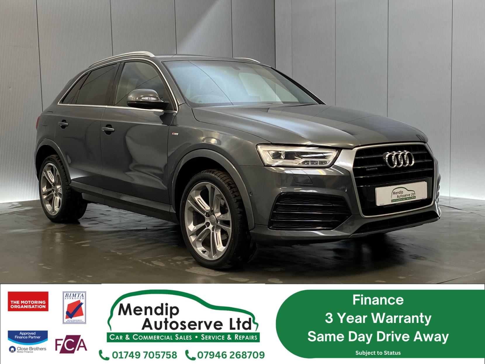 Audi Q3 2.0 TDI S line Plus SUV 5dr Diesel Manual quattro Euro 6 (s/s) (184 ps)