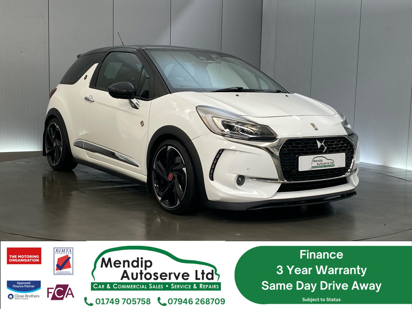 DS AUTOMOBILES DS 3 1.6 THP Performance Hatchback 3dr Petrol Manual Euro 6 (s/s) (210 ps)