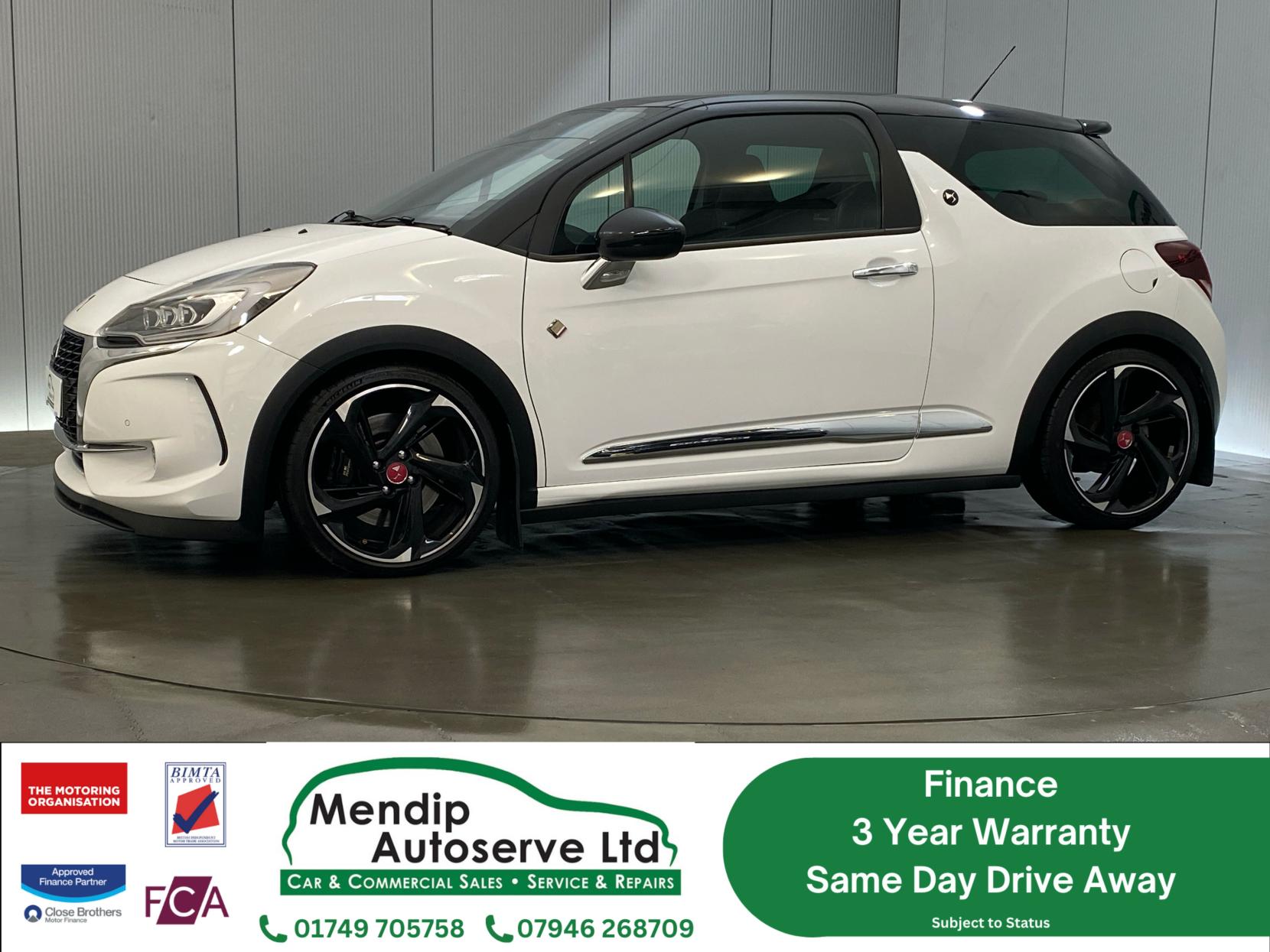 DS AUTOMOBILES DS 3 1.6 THP Performance Hatchback 3dr Petrol Manual Euro 6 (s/s) (210 ps)