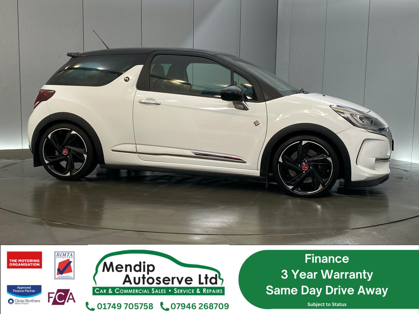 DS AUTOMOBILES DS 3 1.6 THP Performance Hatchback 3dr Petrol Manual Euro 6 (s/s) (210 ps)
