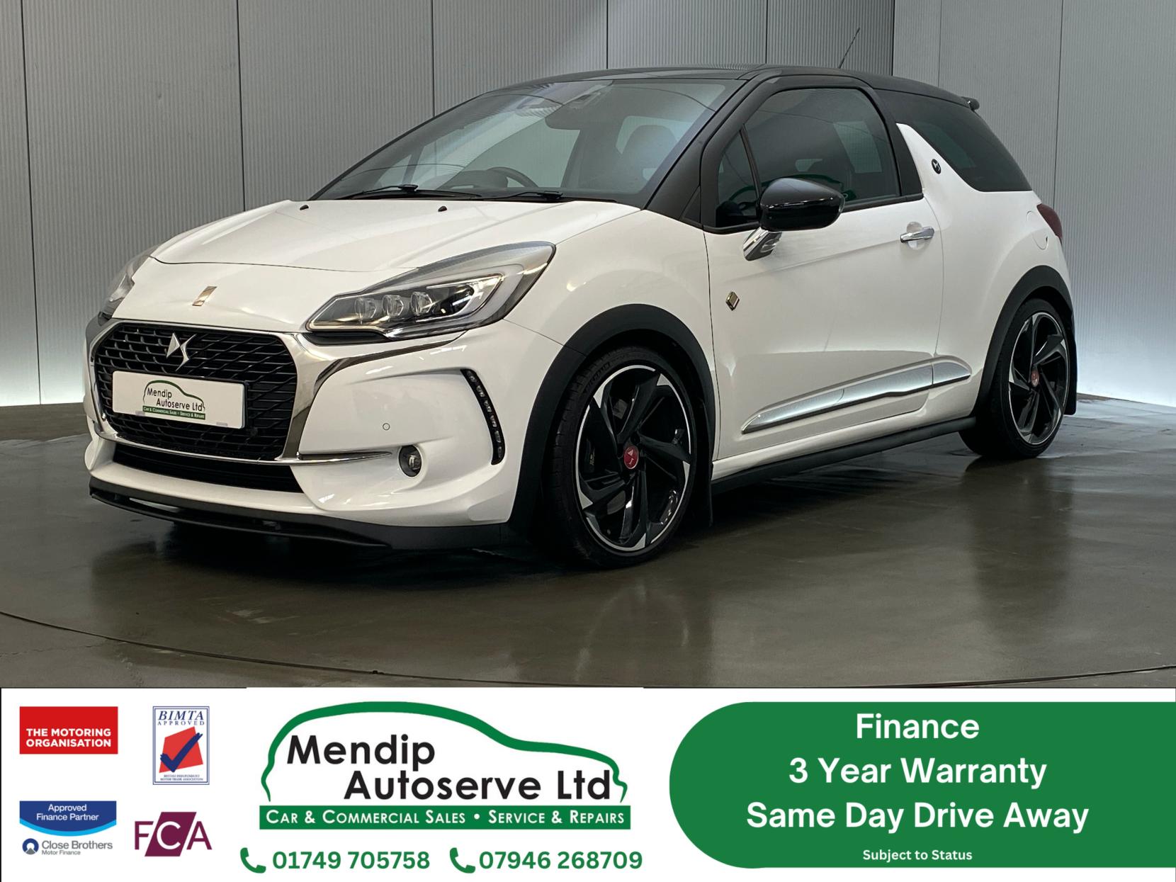 DS AUTOMOBILES DS 3 1.6 THP Performance Hatchback 3dr Petrol Manual Euro 6 (s/s) (210 ps)