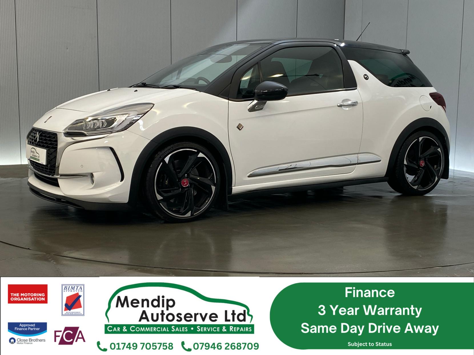 DS AUTOMOBILES DS 3 1.6 THP Performance Hatchback 3dr Petrol Manual Euro 6 (s/s) (210 ps)