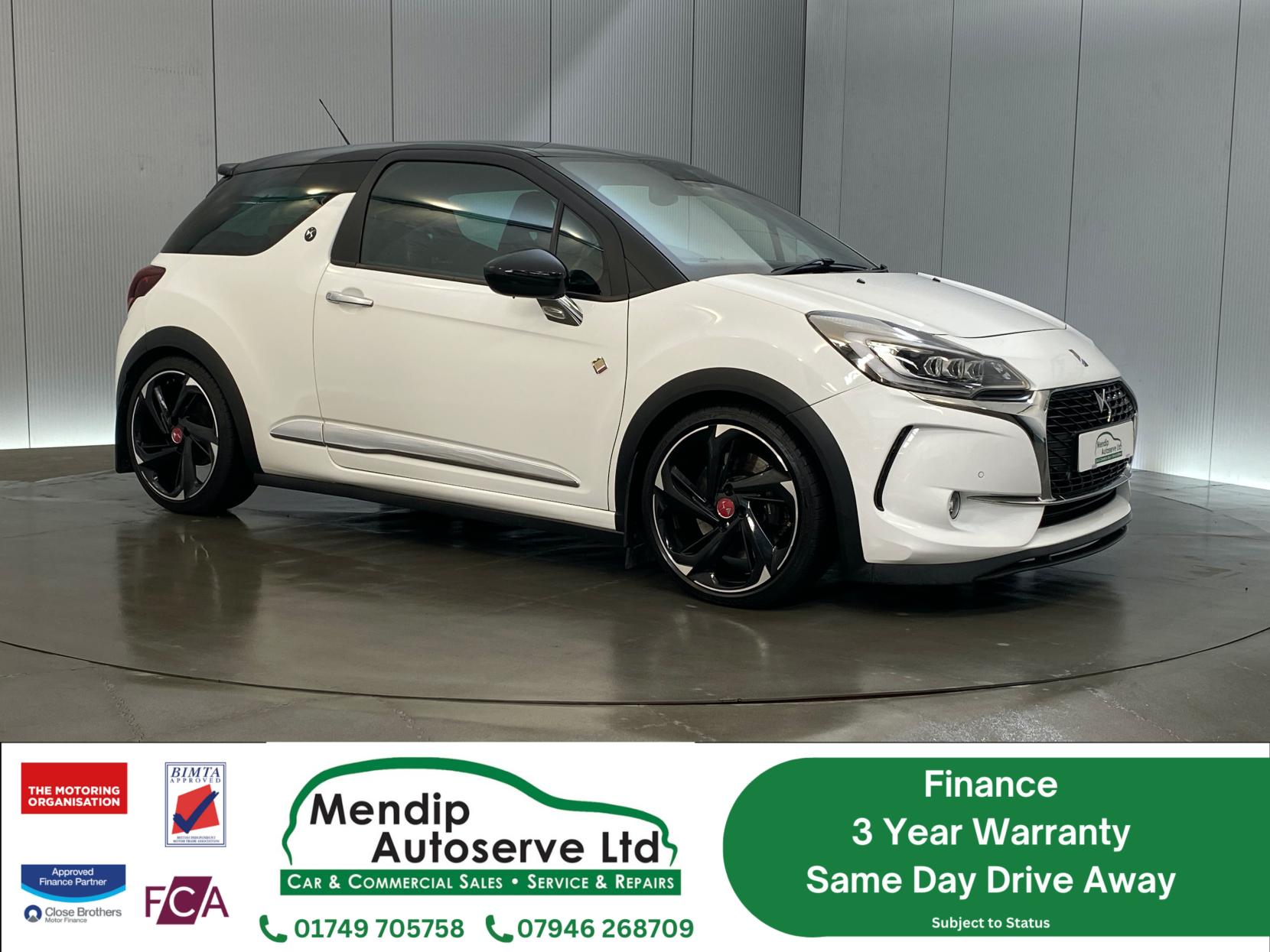 DS AUTOMOBILES DS 3 1.6 THP Performance Hatchback 3dr Petrol Manual Euro 6 (s/s) (210 ps)